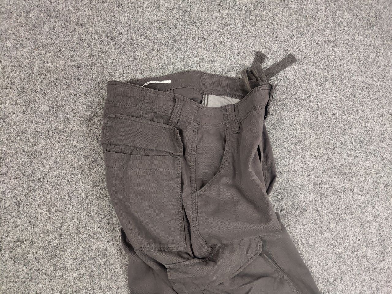 Japanese Brand Vintage Japan Style Y2K Straight Multicargo Gray Baggy Pants Size US 32 / EU 48 - 11 Thumbnail