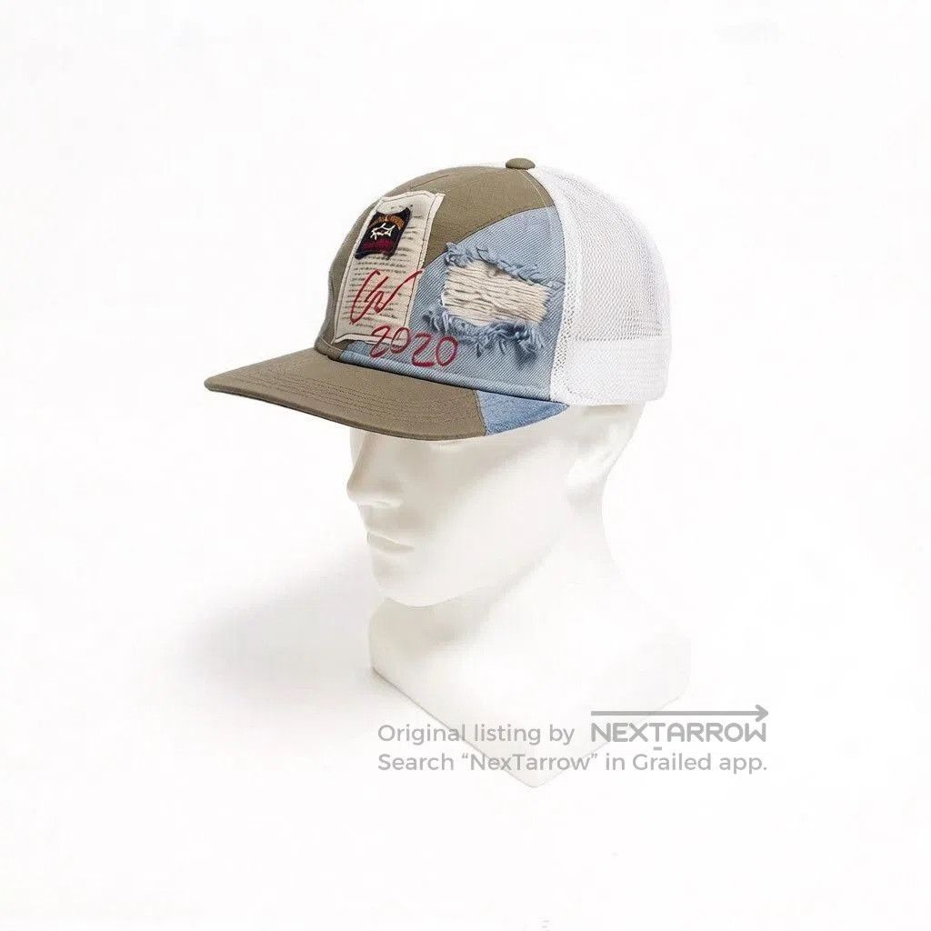 Greg Lauren Greg Lauren x Paul&Shark Woven Baseball Cap. Size ONE SIZE - 1 Thumbnail