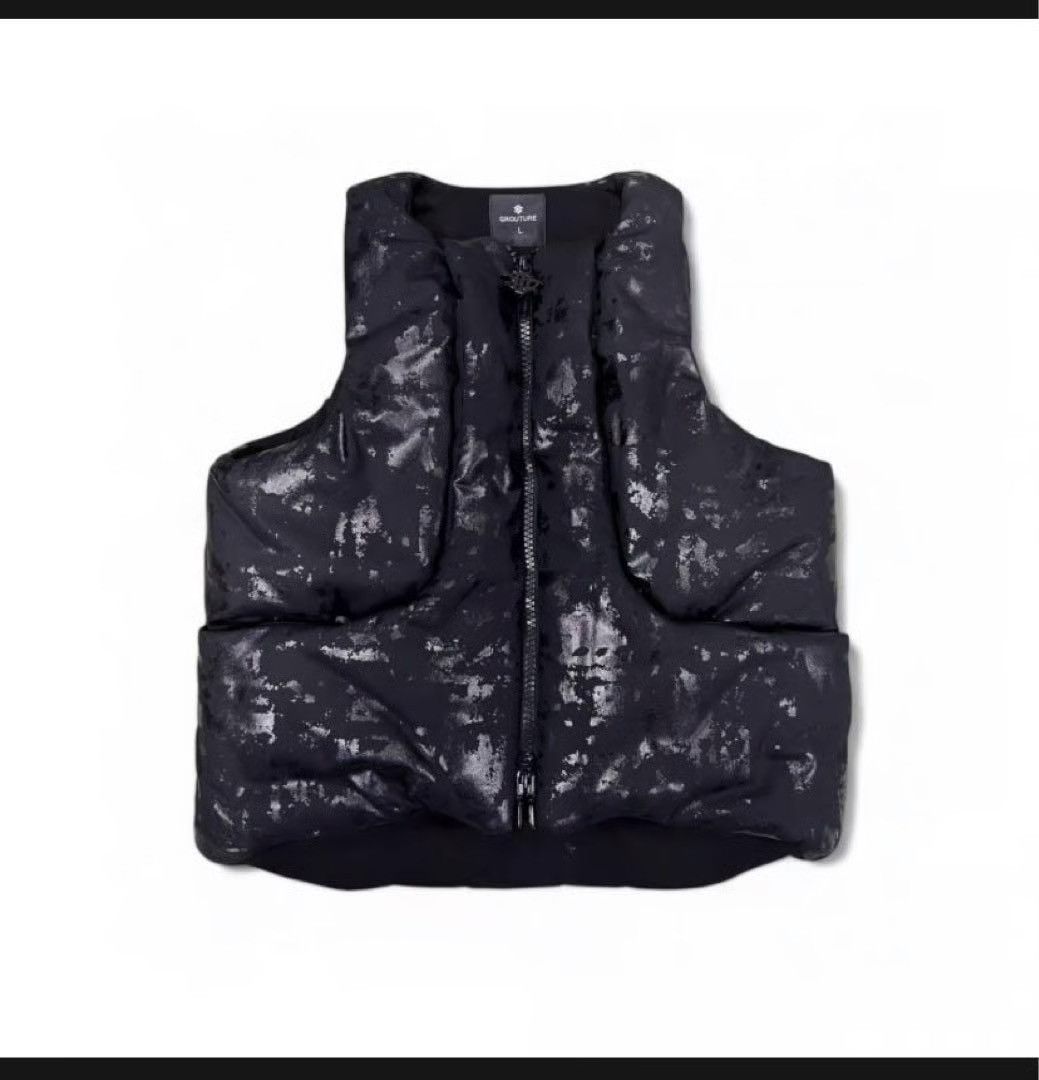Grouture Painted Cropped Cargo vest Size US L / EU 52-54 / 3 - 1 Thumbnail