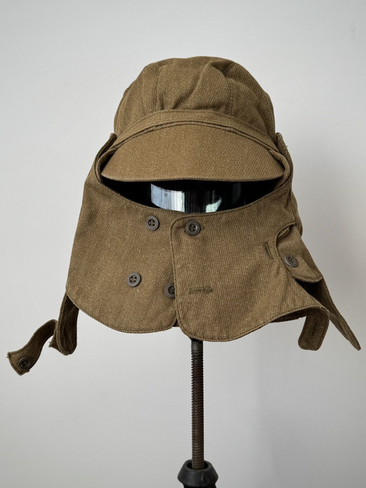 Vintage Vintage 1970s USSR Army 'Afghanka OKZK' Balaclava Cap Size ONE SIZE - 4 Thumbnail