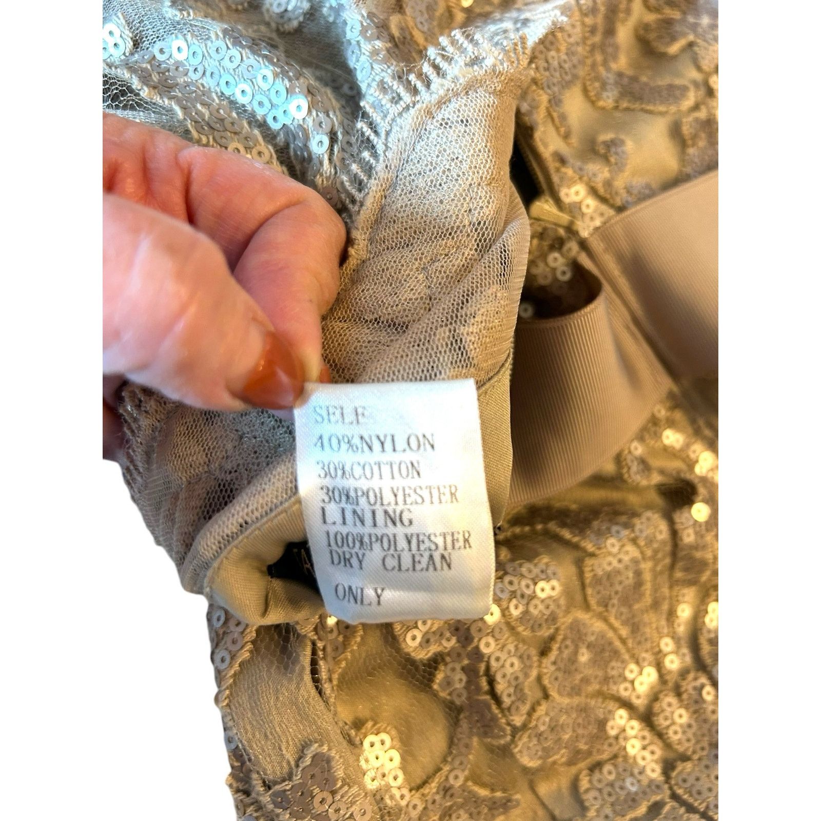 Tadashi Shoji Tadashi Shoji Waverly Sequin Embroidered Gown - Size 2 Size XS / US 0-2 / IT 36-38 - 10 Thumbnail