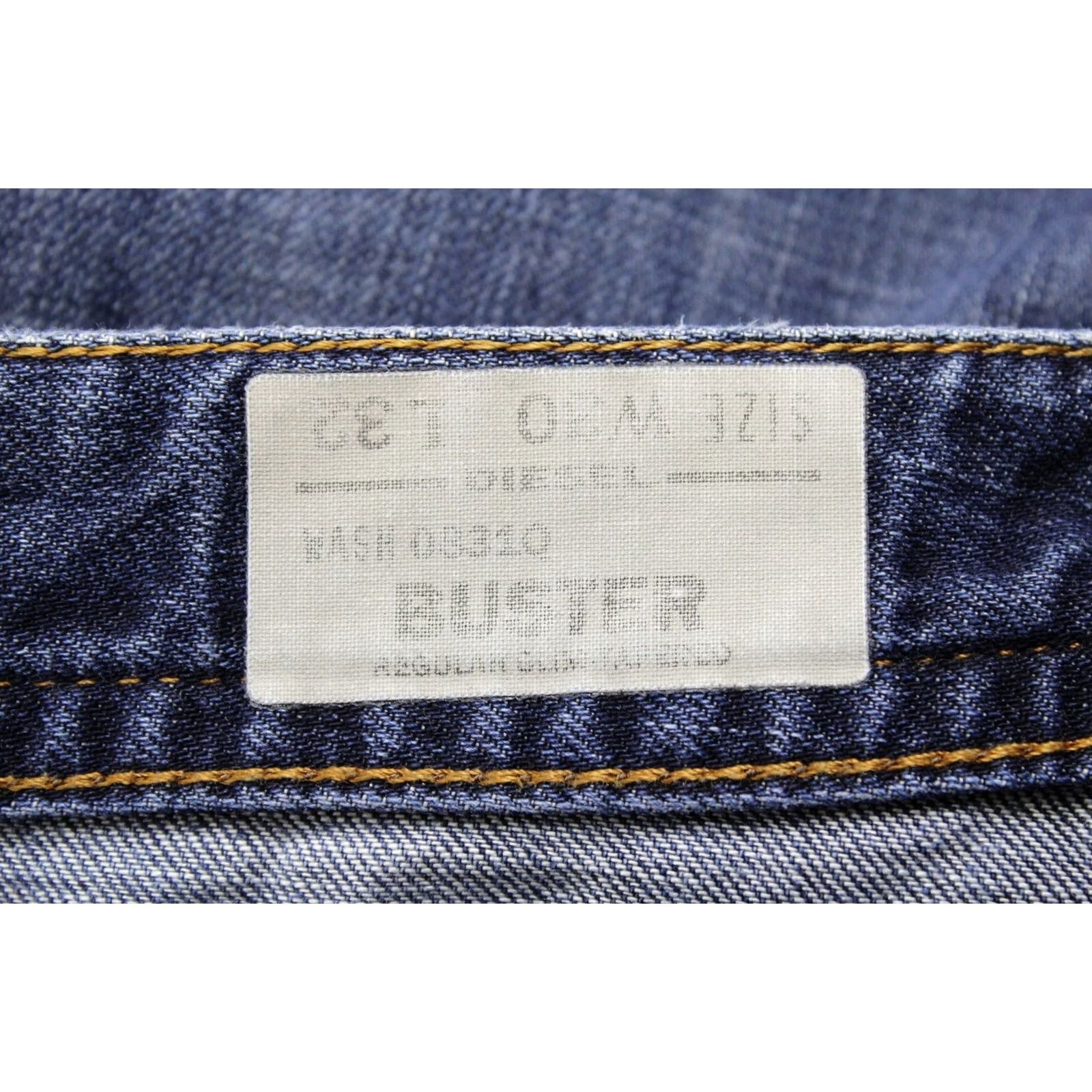 Diesel DIESEL Buster Jeans Men's W30/L32 Distressed Button Regular Slim-Tapered 0831Q Blue Size US 30 / EU 46 - 6 Thumbnail