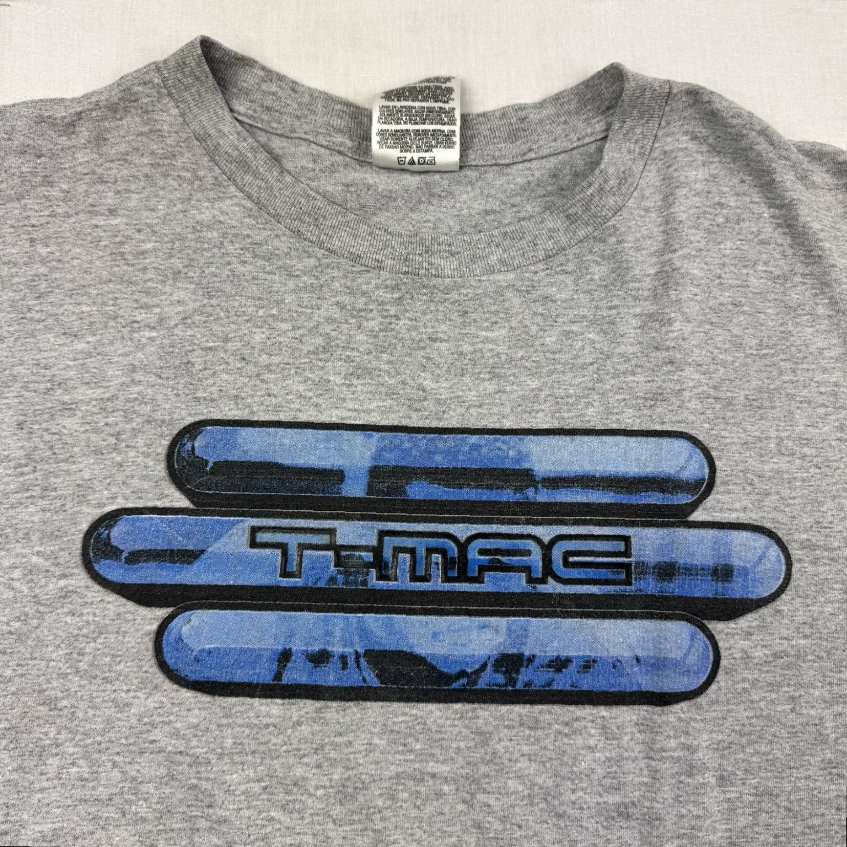 Adidas VINTAGE Adidas T-Shirt Main Point: Tracy McGrady T-Mac Y2K Graphic Sports 90s Gray XL Mens Shirt Regular Size XL Gray Adidas T-Mac 90s Mens Size US XL / EU 56 / 4 - 2 Thumbnail