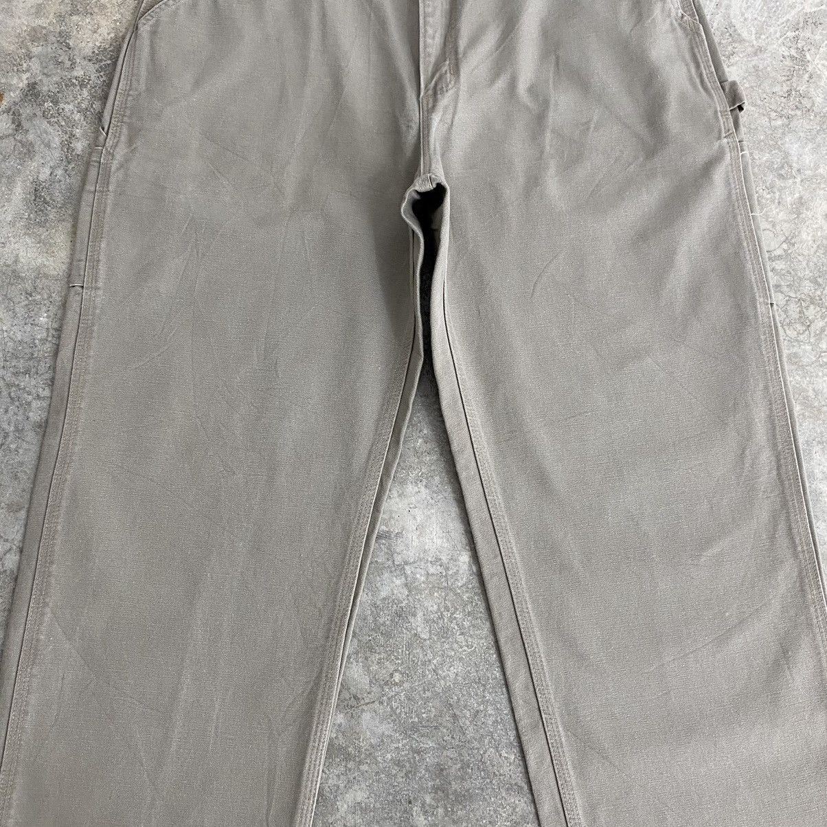 Carhartt × Vintage Vintage Carhartt Desert Grey Carpenter Workwear Pants Size US 38 / EU 54 - 6 Thumbnail