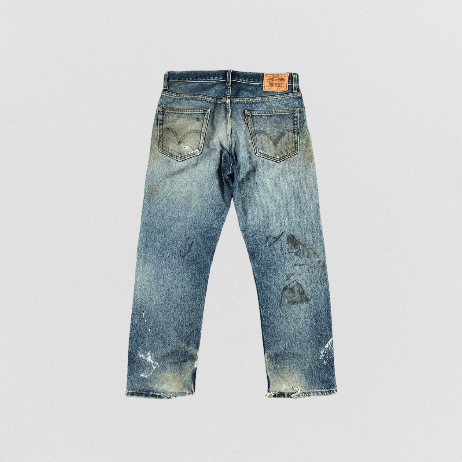 Levi's × Vintage Vintage Blue Wash Levis 505 Jeans-JM2496 Size US 36 / EU 52 - 2 Thumbnail