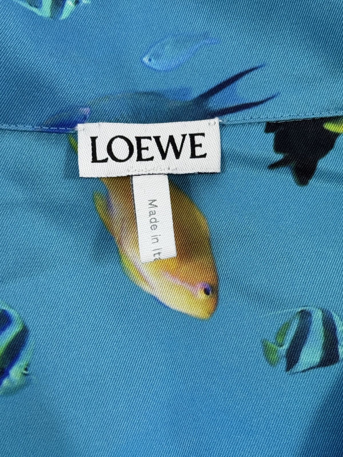 Loewe AQUIRIUM PRINT SILK SHIRT Size US L / EU 52-54 / 3 - 4 Thumbnail