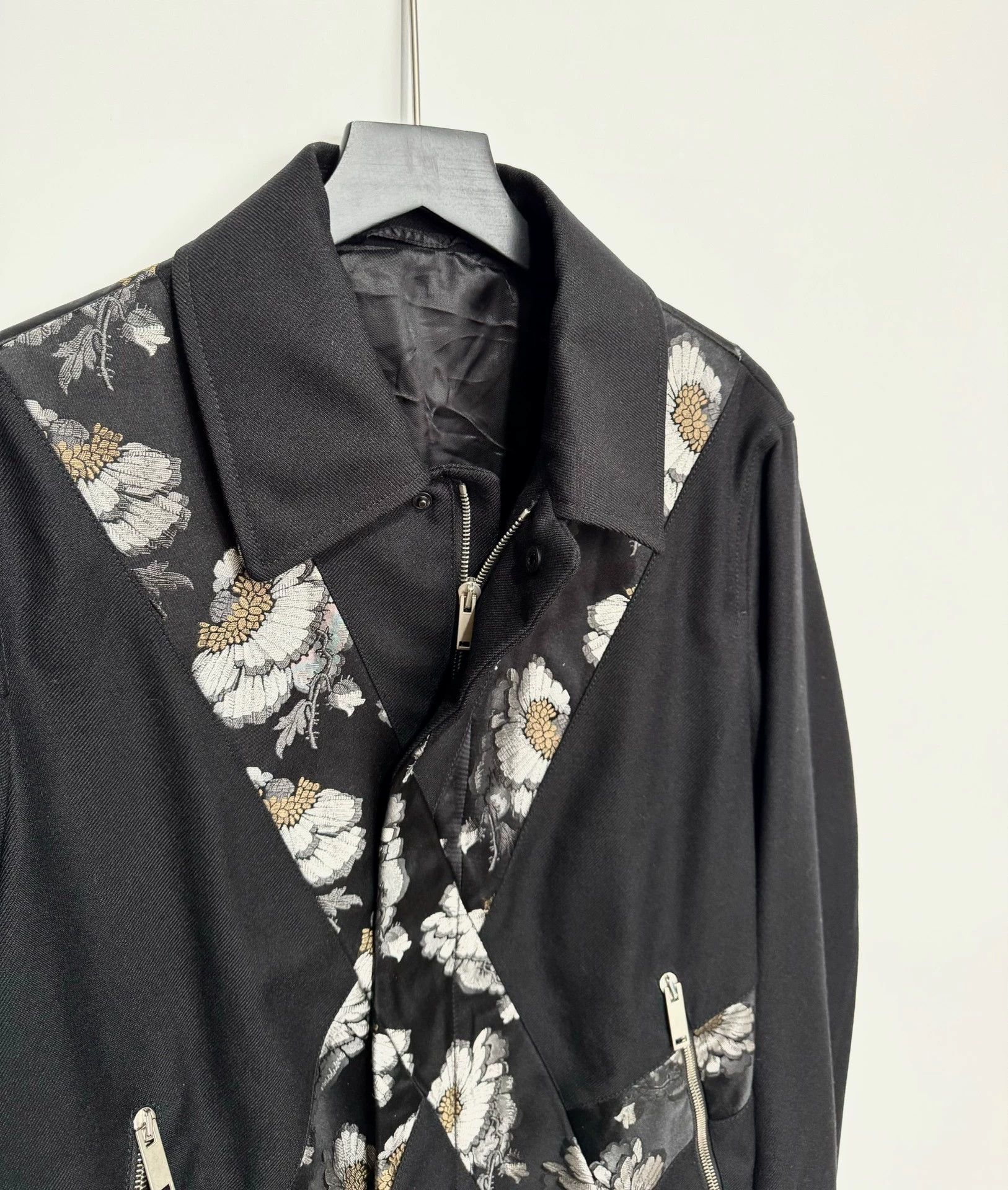 McQ Alexander McQueen Alexander McQueen Floral Jacquard Wool Jacket 54 Size US L / EU 52-54 / 3 - 5 Thumbnail
