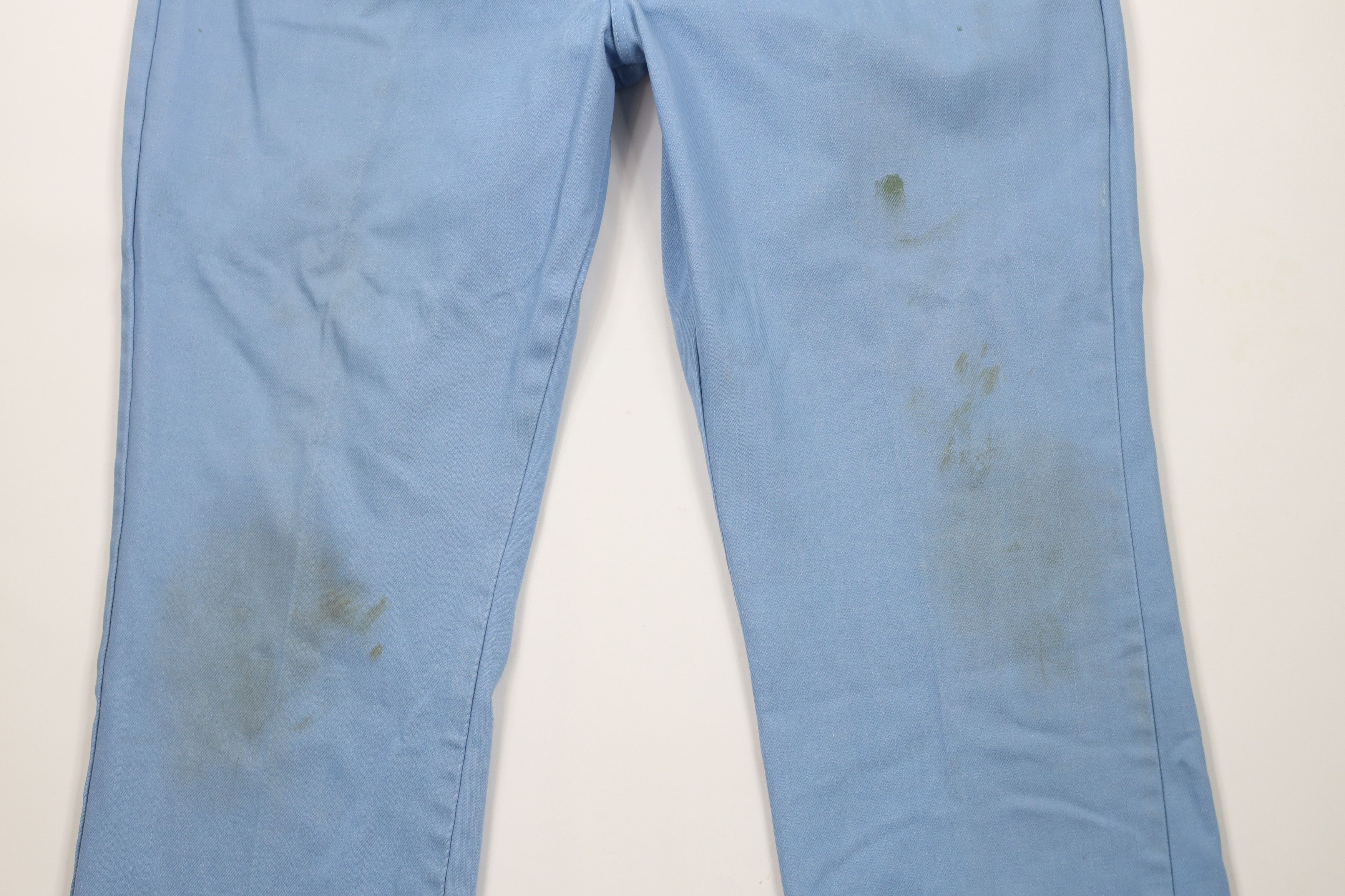 Vintage Vintage 70s Streetwear Flared Wide Leg Denim Jeans Blue USA Size US 38 / EU 54 - 3 Thumbnail