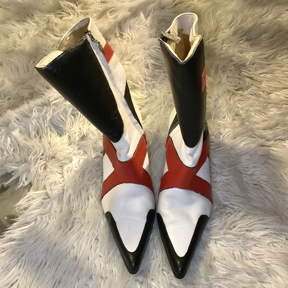 Prada 25x Motorcycle Kitten Heel Boots Size US 9 / IT 39 - 2 Thumbnail