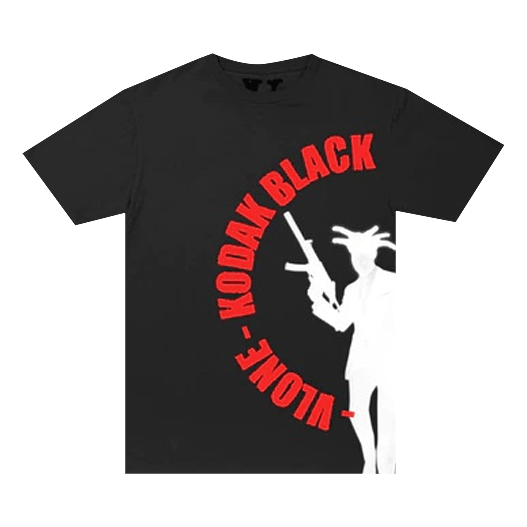 image of Vlone X Kodak Black Vulture T-Shirt Black, Men's (Size Small)