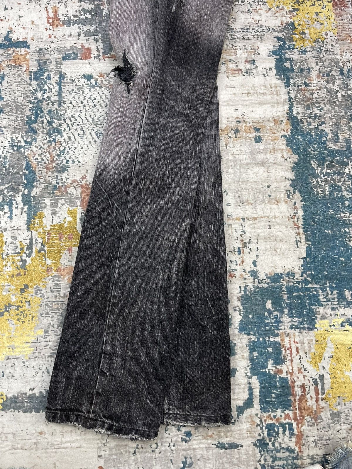 GOSTAR DE FUGA Hysteric Inspired Fuga Distressed Torn Jeans Size 32" / US 10 / IT 46 - 8 Thumbnail