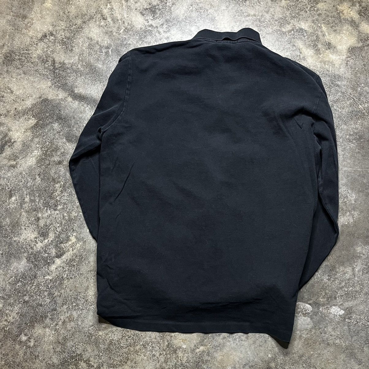 Vintage vintage black longsleeve ralph lauren polo shirt Size US XL / EU 56 / 4 - 3 Thumbnail