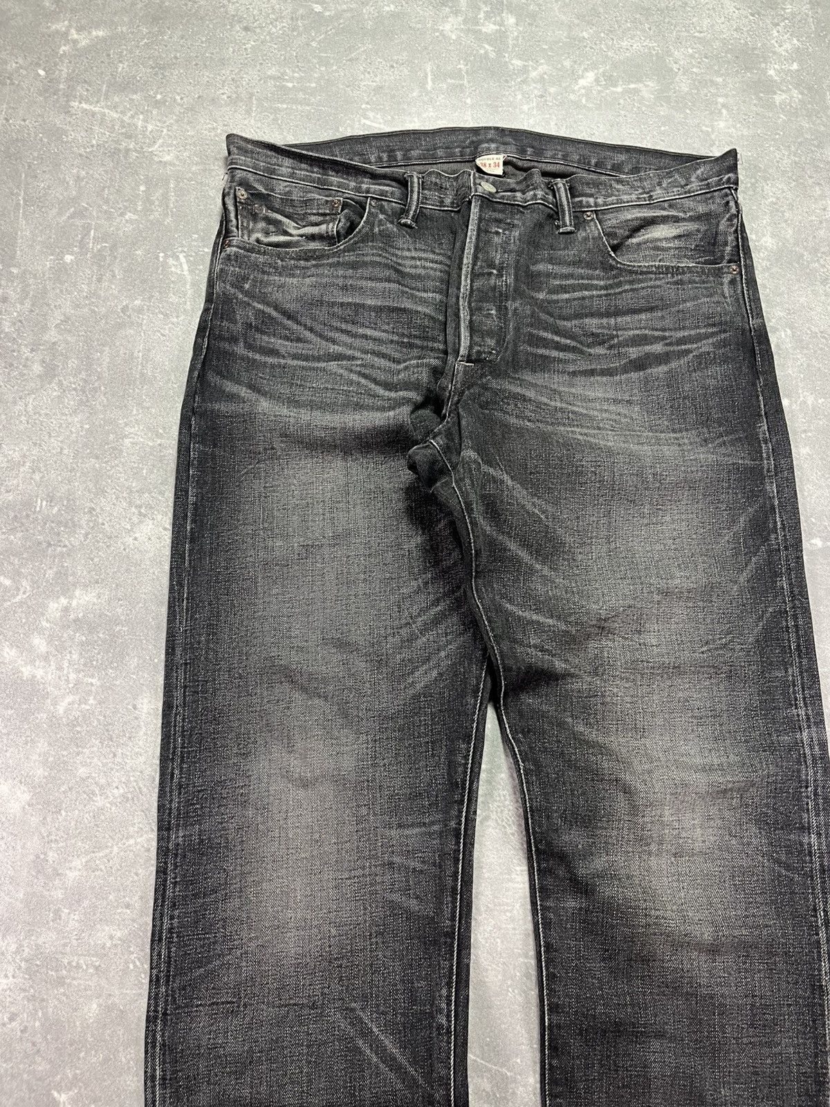 RRL Ralph Lauren × Ralph Lauren RRL Ralph Lauren Slim Narrow Faded Selvedge Denim Jeans 38 Size US 38 / EU 54 - 3 Thumbnail