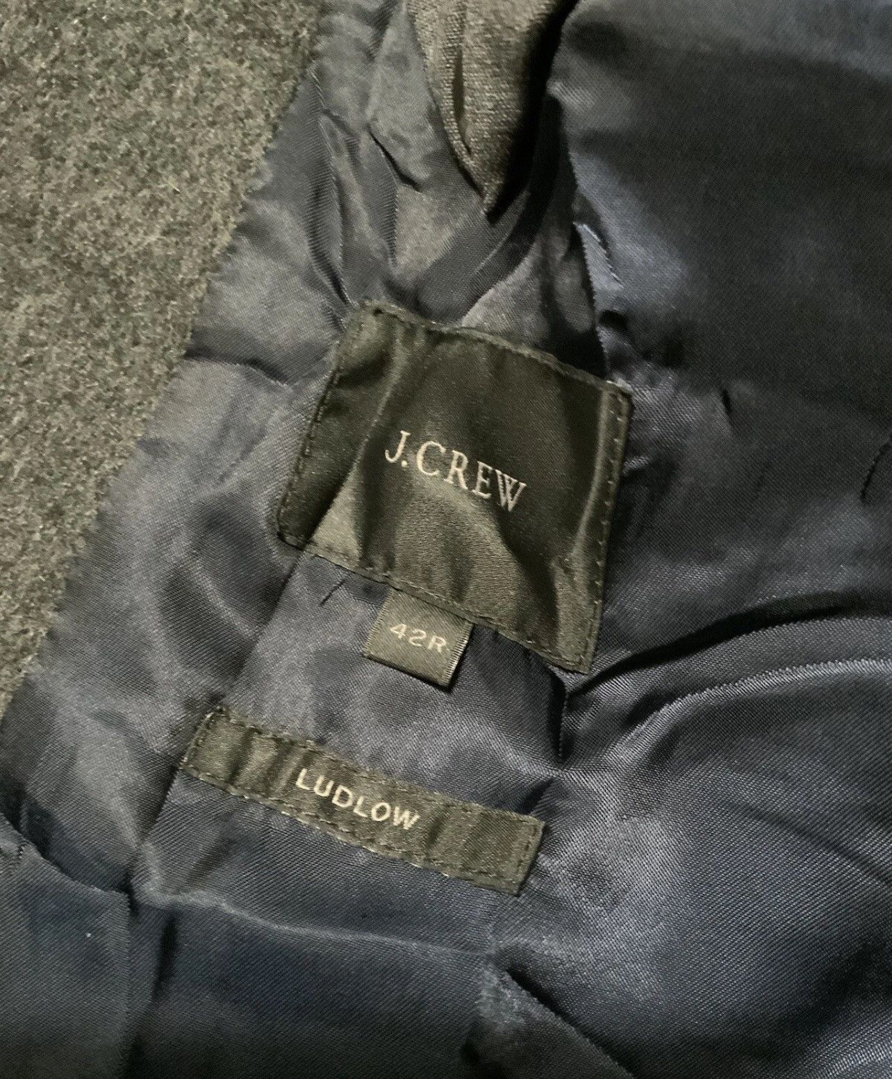 J.Crew $450 J. Crew Ludlow Wool Cashmere Charcoal Overcoat Coat Size US M / EU 48-50 / 2 - 4 Thumbnail