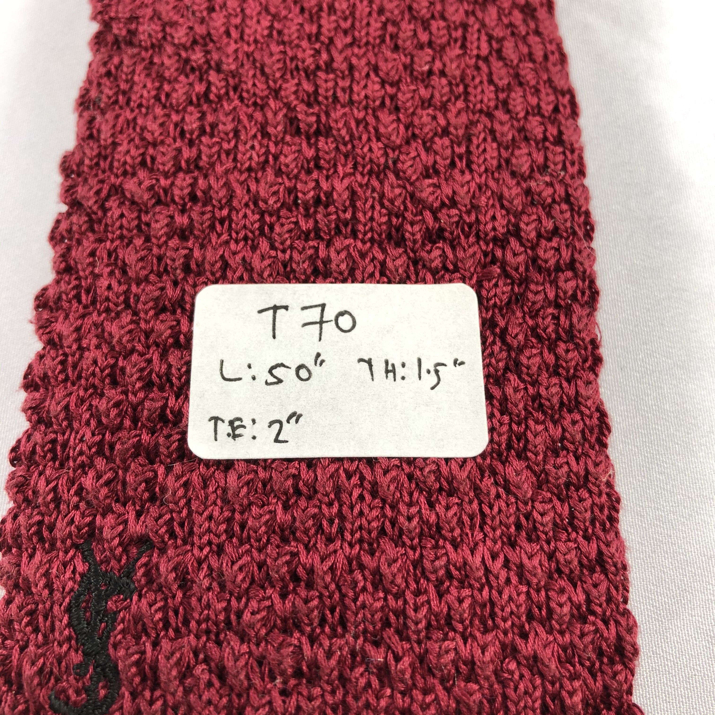 Yves Saint Laurent Yves Saint Laurent Knitted Neck Ties T70 Size ONE SIZE - 6 Thumbnail
