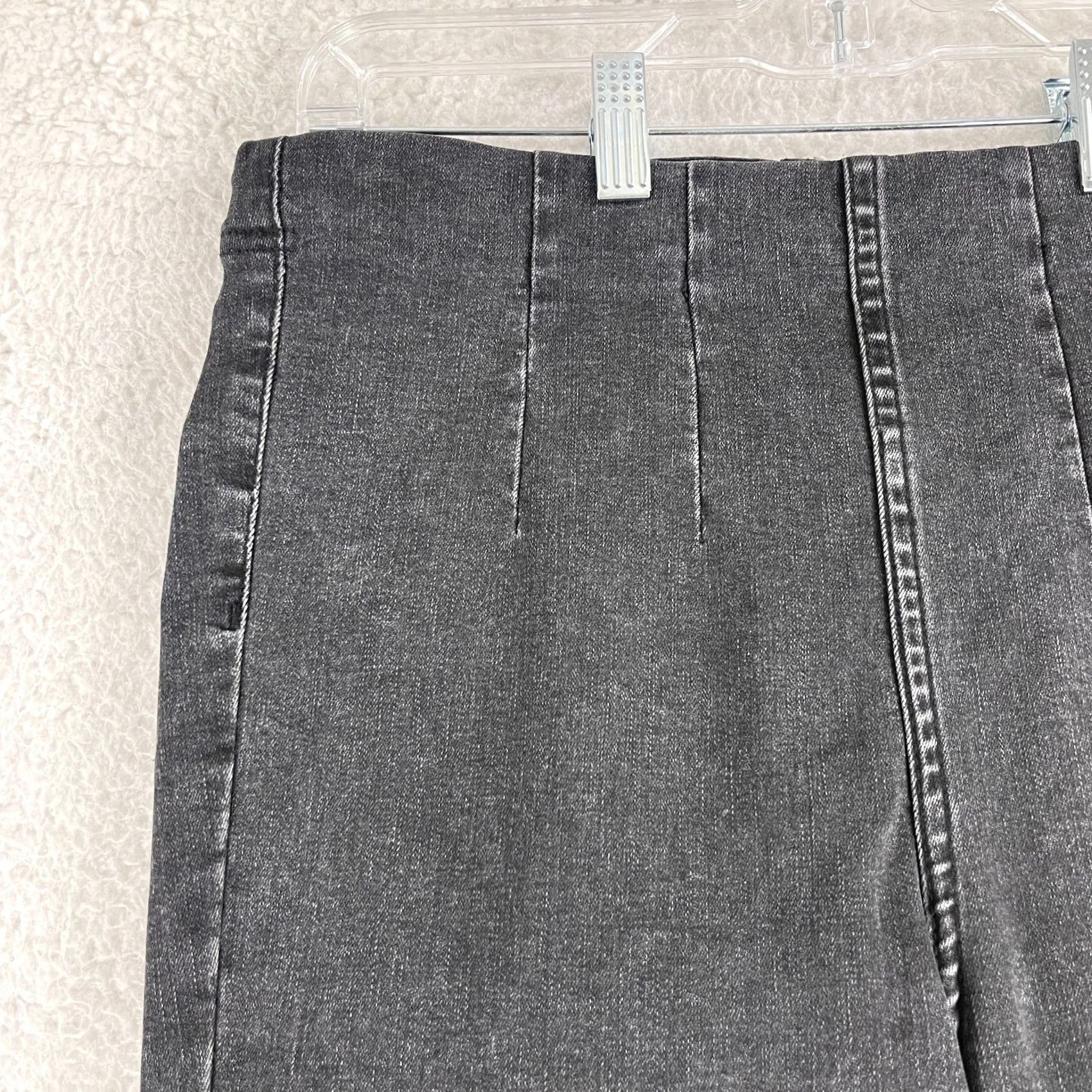 Free People Free People Jeans Womens 28 Black Denim Flare High-Rise Wide-Leg Casual Wool? Size 28" / US 6 / IT 42 - 4 Thumbnail
