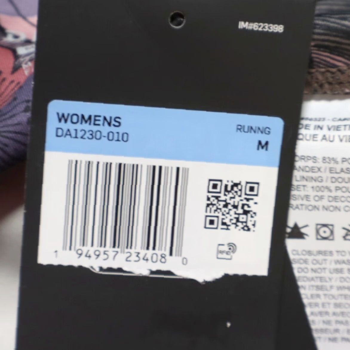 Nike Nike Women's Leggings M Floral Multi-Colored Stretch Fast Running High Elastic Woven Pants Size 32" / US 10 / IT 46 - 7 Thumbnail