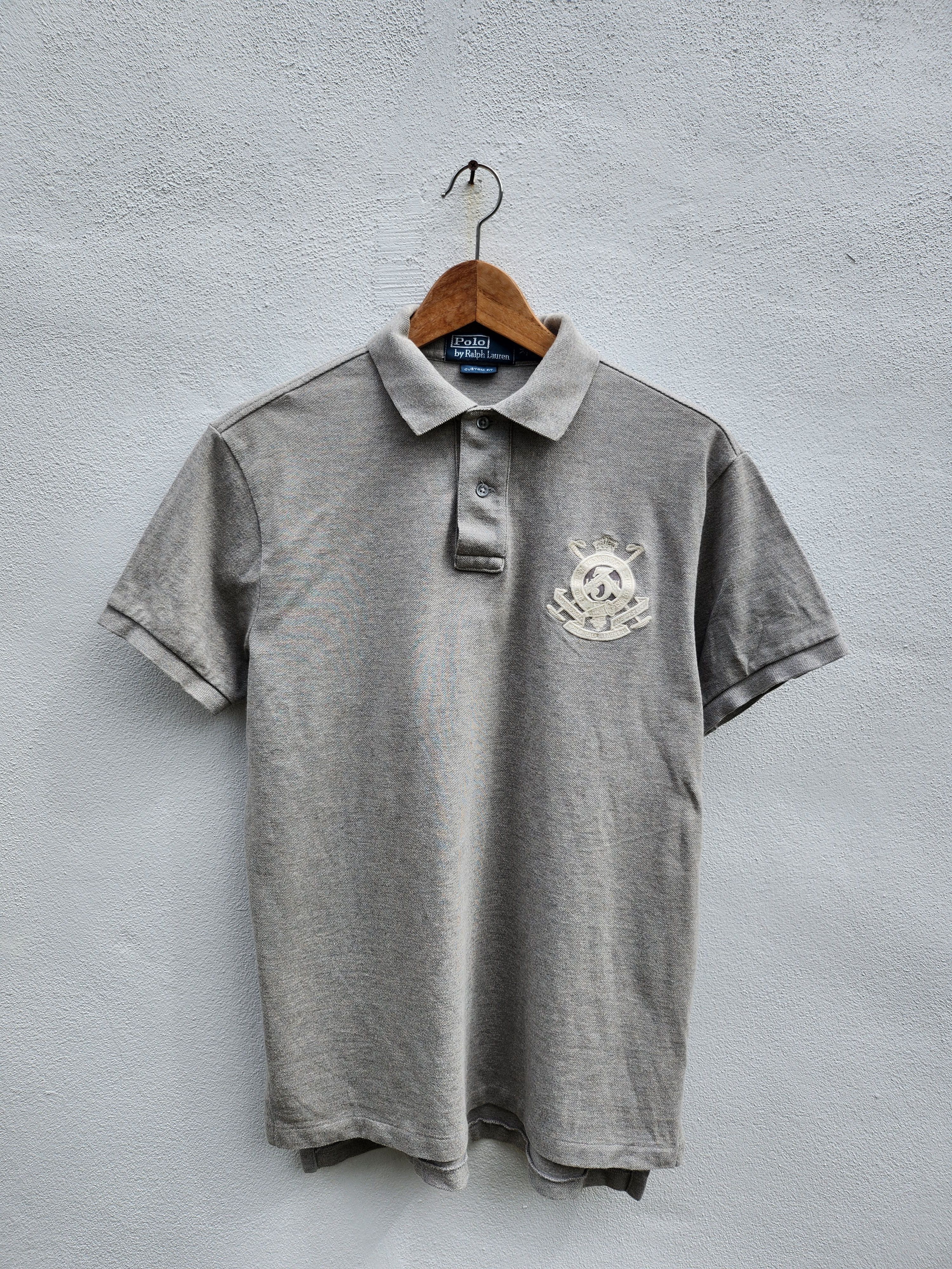 Polo Ralph Lauren 💥Polo RL Number 3 Crown Polos Slim Fit Size US M / EU 48-50 / 2 - 10 Thumbnail