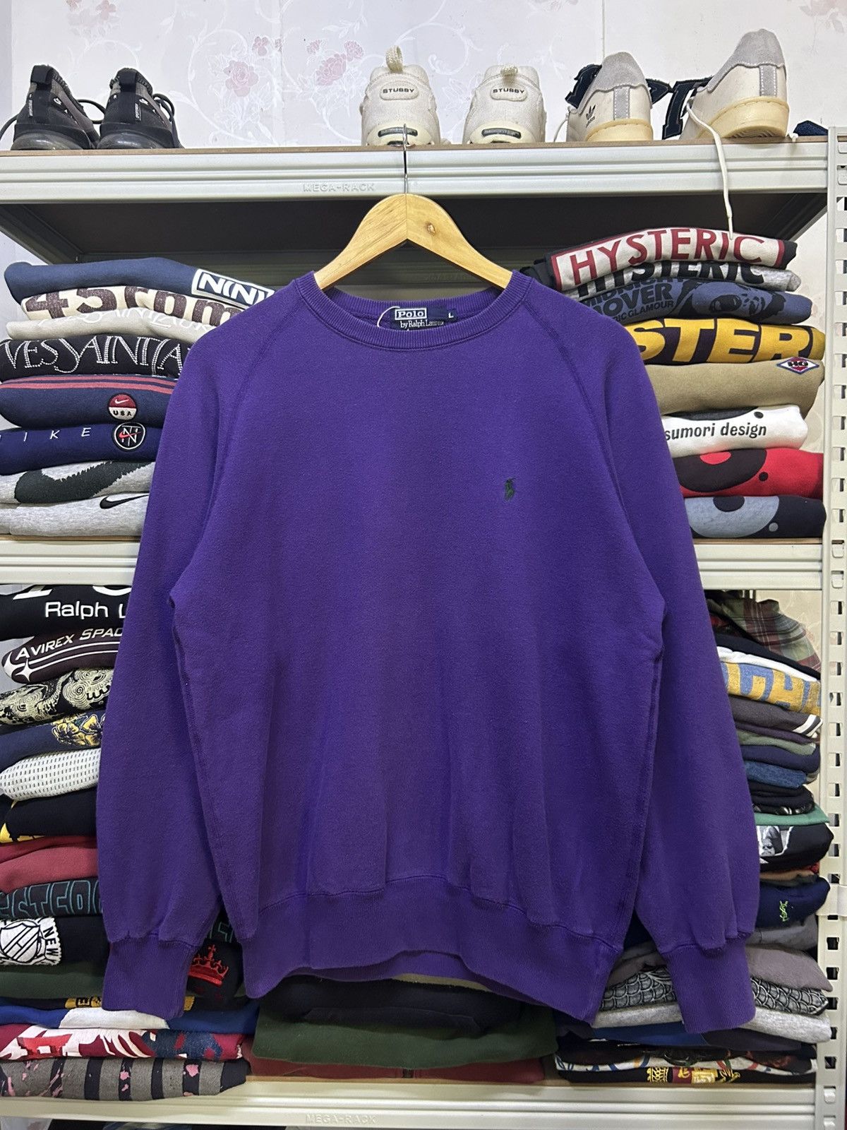 Polo Ralph Lauren Vintage Polo Ralph Lauren small pony sweatshirt Size US L / EU 52-54 / 3 - 1 Thumbnail