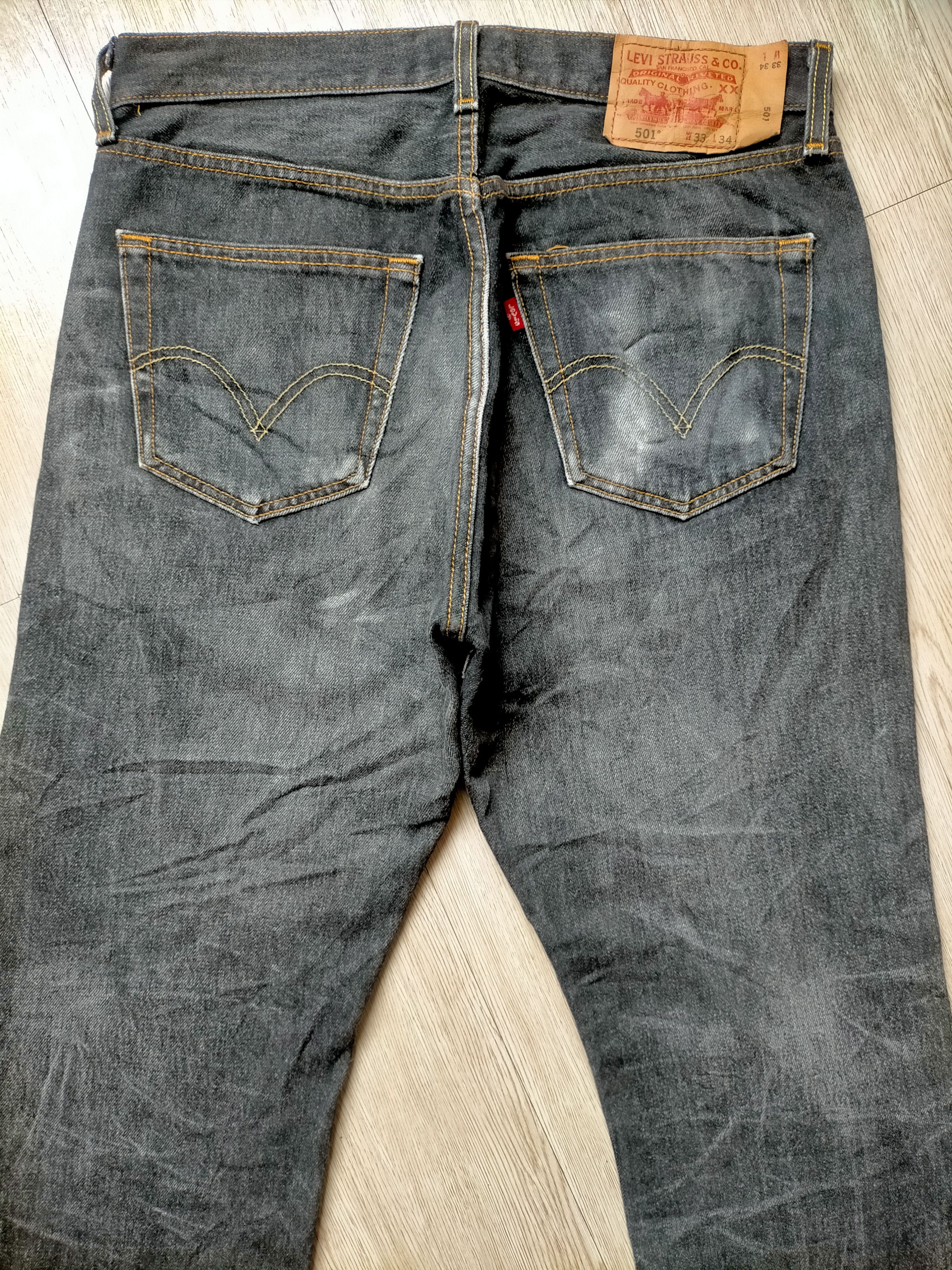 Levi's Vintage Clothing Vintage Levis 501 Black Jeans Size US 32 / EU 48 - 13 Thumbnail
