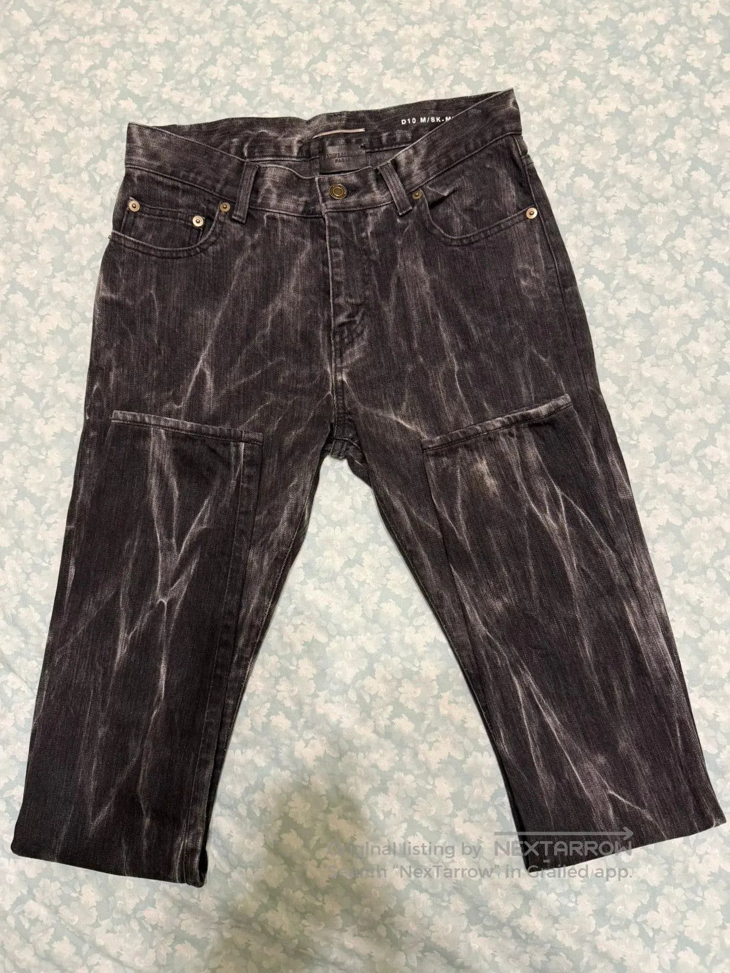 Saint Laurent Paris Saint Laurent Rippled Denim Pants Size 28. Size US 28 / EU 44 - 7 Thumbnail