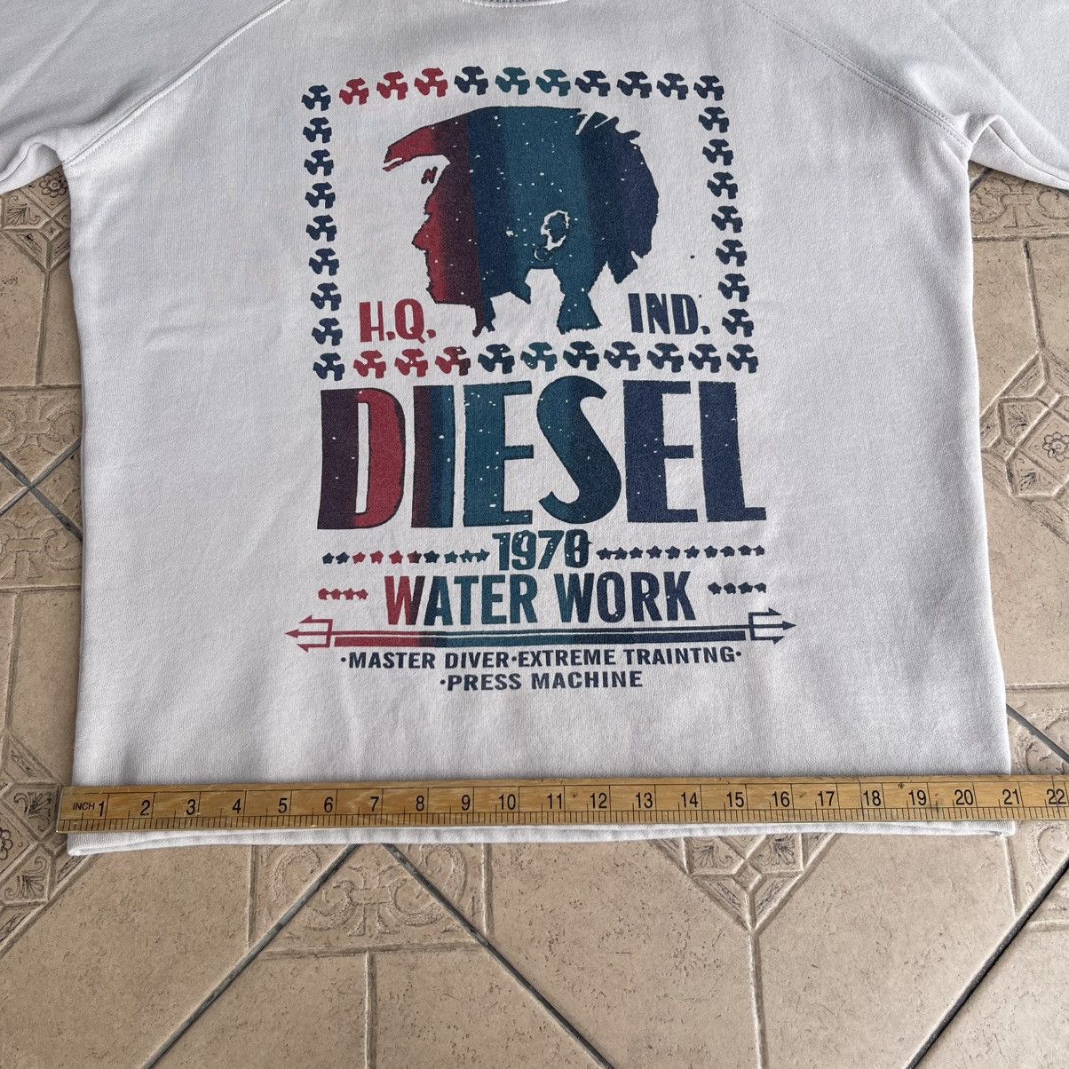 Diesel × Vintage Diesel Sweatshirt Size M to L Size US L / EU 52-54 / 3 - 11 Thumbnail