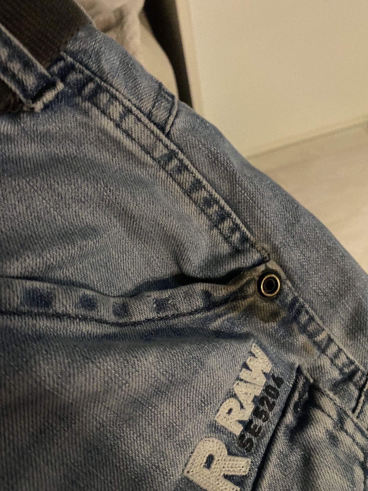 G-Star Vintage G-Star Raw SE 5204/3301 Cargo Elwood Jeans Size US 32 / EU 48 - 12 Thumbnail