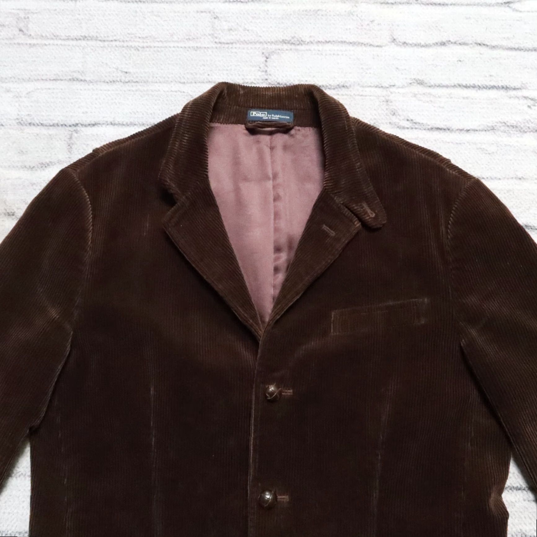 Ralph Lauren VINTAGE Polo Ralph Lauren Corduroy Blazer Sports Coat Jacket L Brown Mens Size US L / EU 52-54 / 3 - 2 Thumbnail