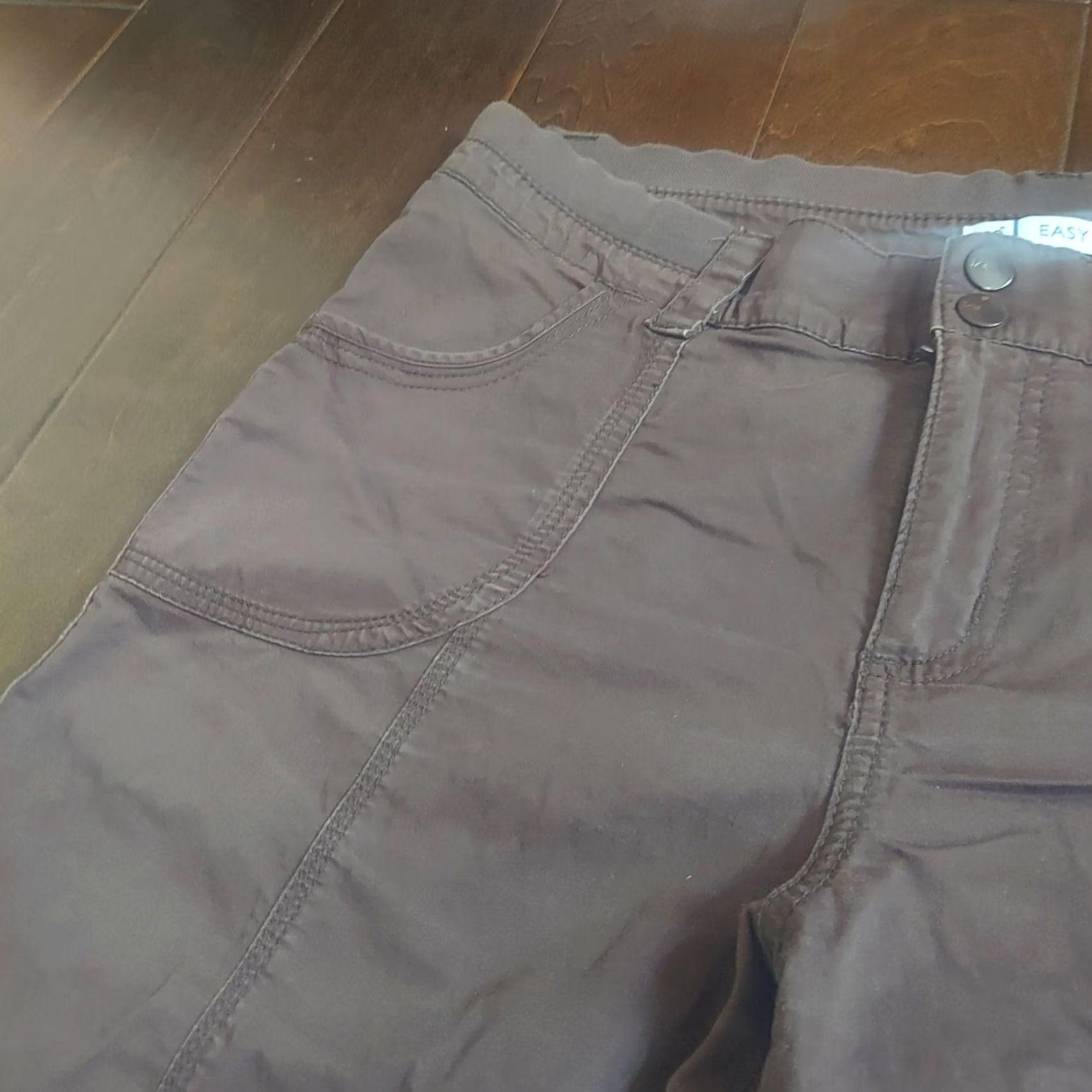 Lee Lee Cargo Shorts Mens Brown Size M Regular Cotton Spandex Solid Button Casual Travel Outdoor Summer 80s? Size US 31 - 3 Thumbnail