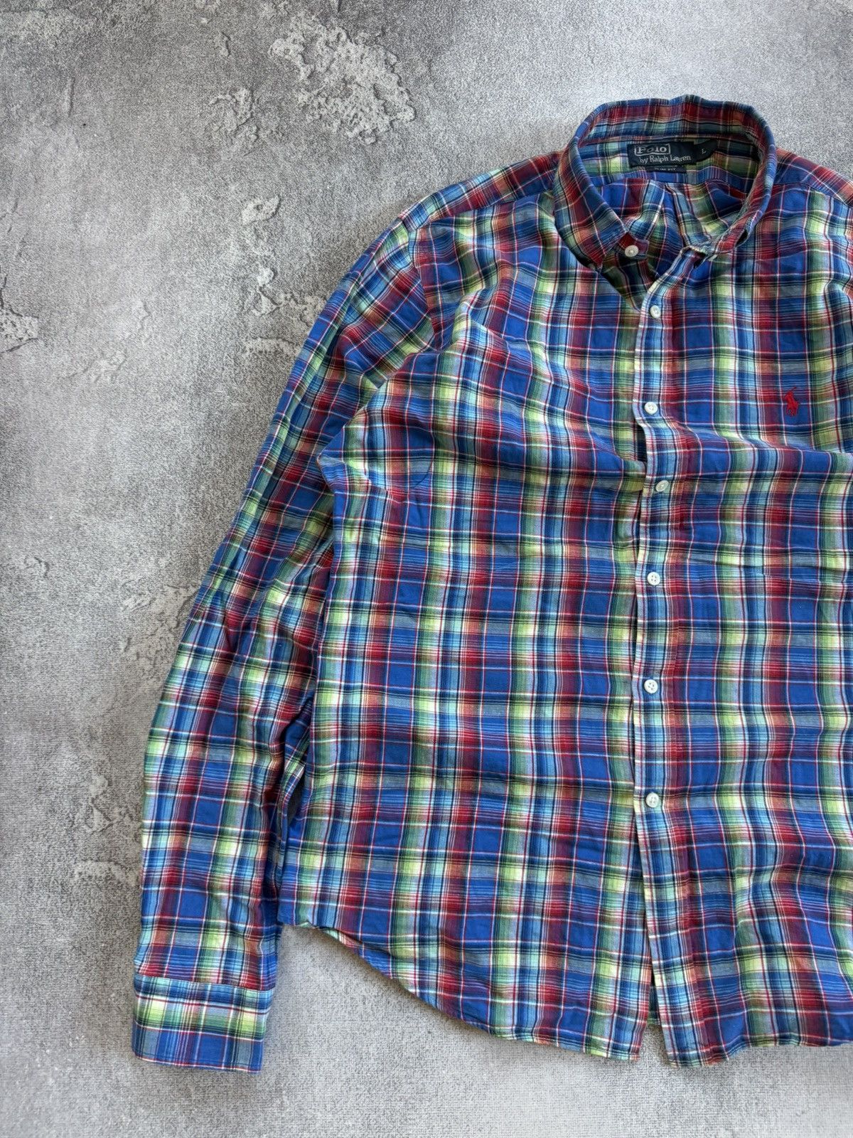 Polo Ralph Lauren Polo Ralph Lauren L/size Chekered flannel shirts 👔 button up Size US L / EU 52-54 / 3 - 9 Thumbnail