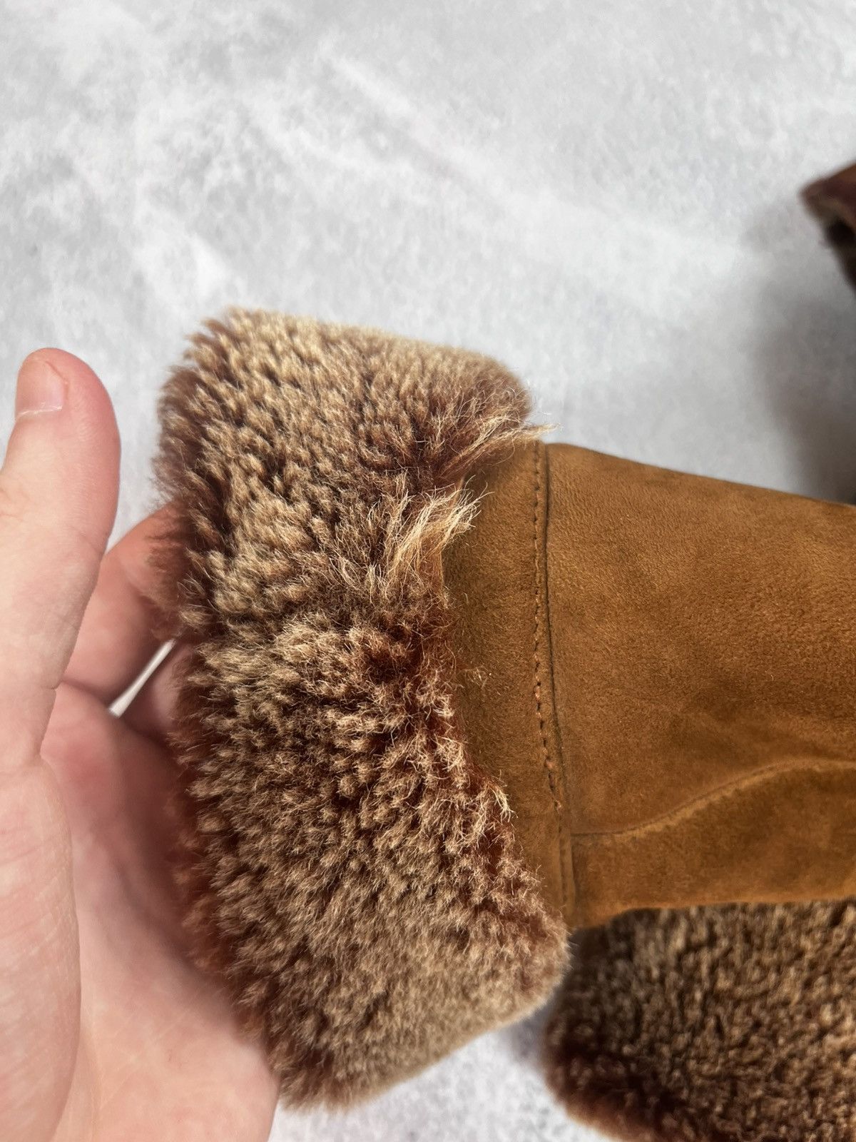 Other Vintage Y2K leather fur sheepskin coat jacket old money Size XS / US 0-2 / IT 36-38 - 11 Thumbnail