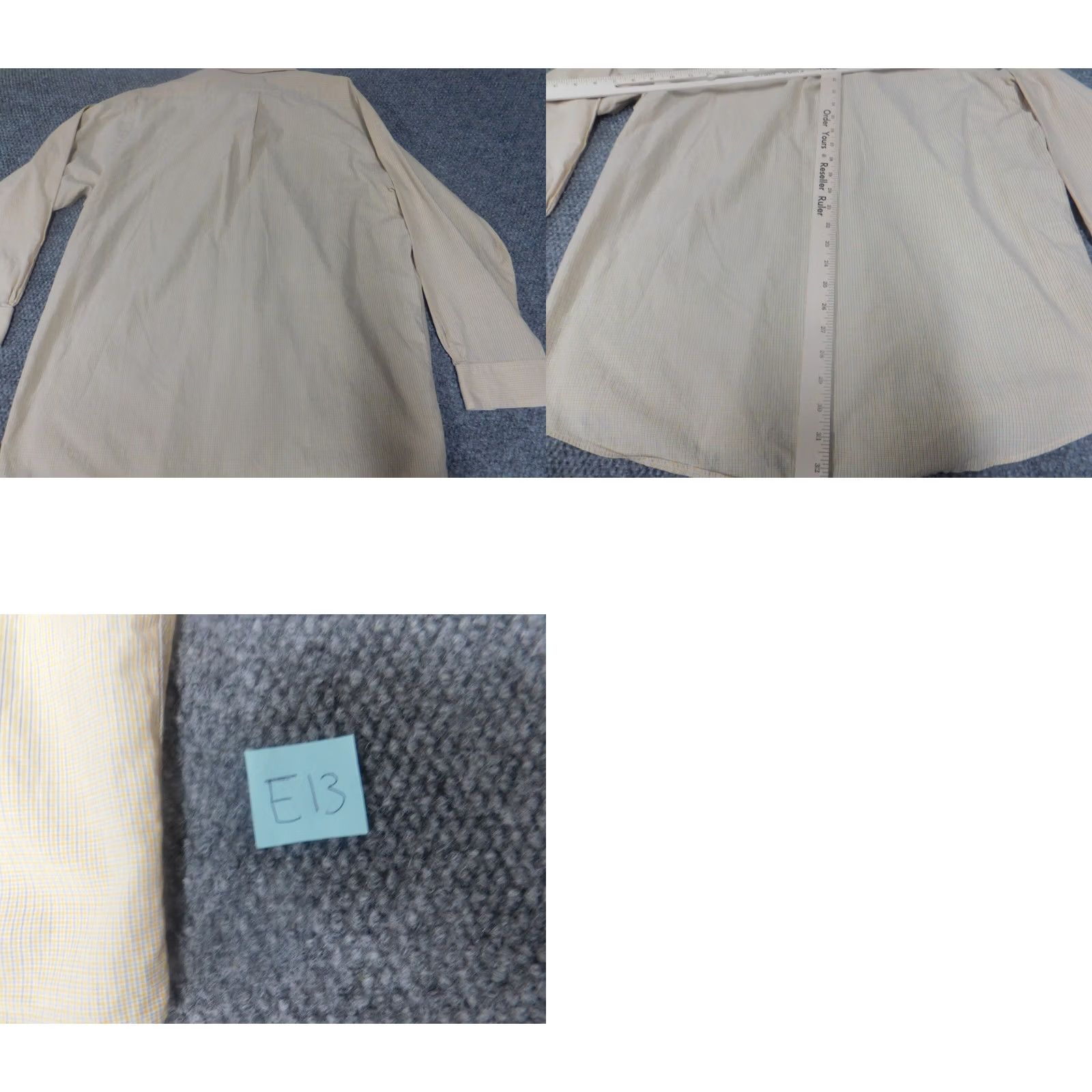Brooks Brothers Brooks Brothers Mens Shirt 16.5 Yellow Plaid Button-Down 1818 Classic Modern Regular Mens Size US XL / EU 56 / 4 - 8 Thumbnail
