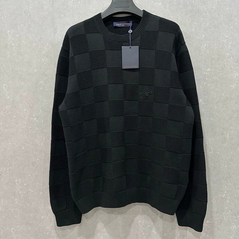 Louis Vuitton Louis Vuitton Checkerboard Knit Sweater - dmc Size US XL / EU 56 / 4 - 1 Thumbnail
