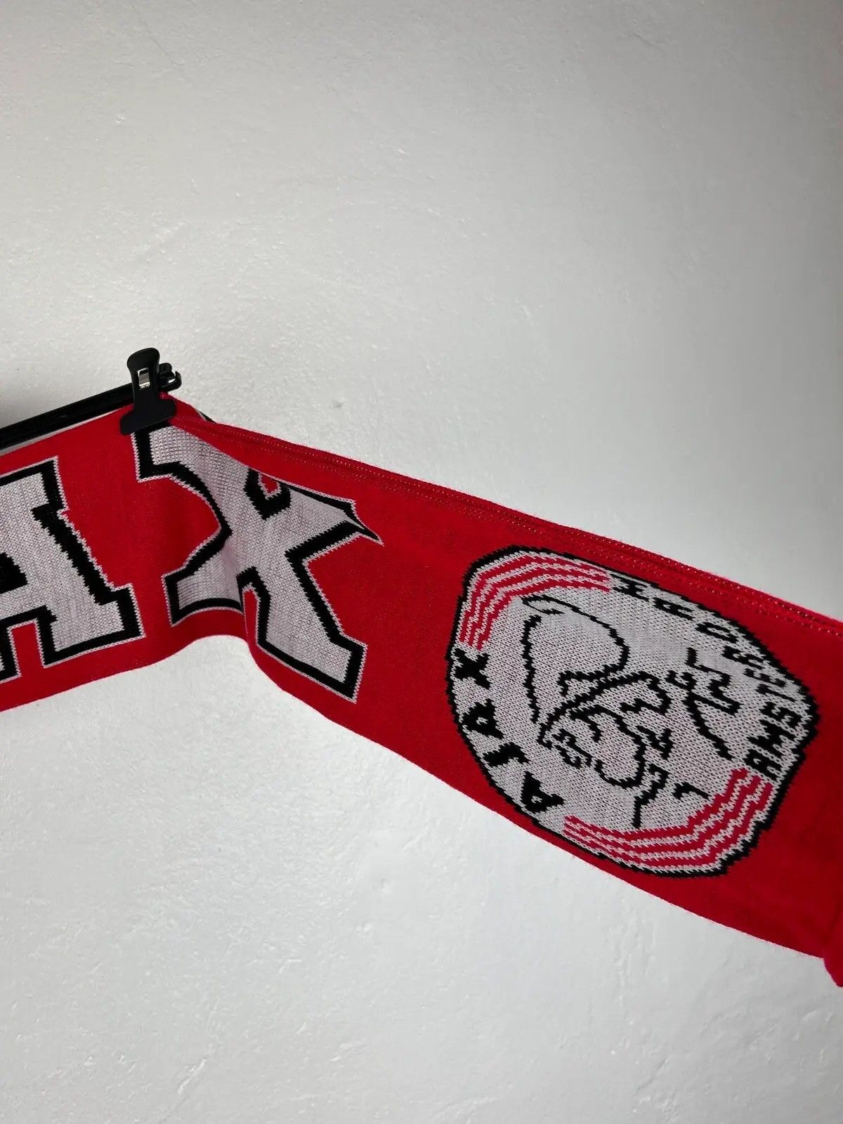 Vintage 90s Vintage Ajax Amsterdam Fanwear Soccer Scarf In Red Size ONE SIZE - 4 Thumbnail