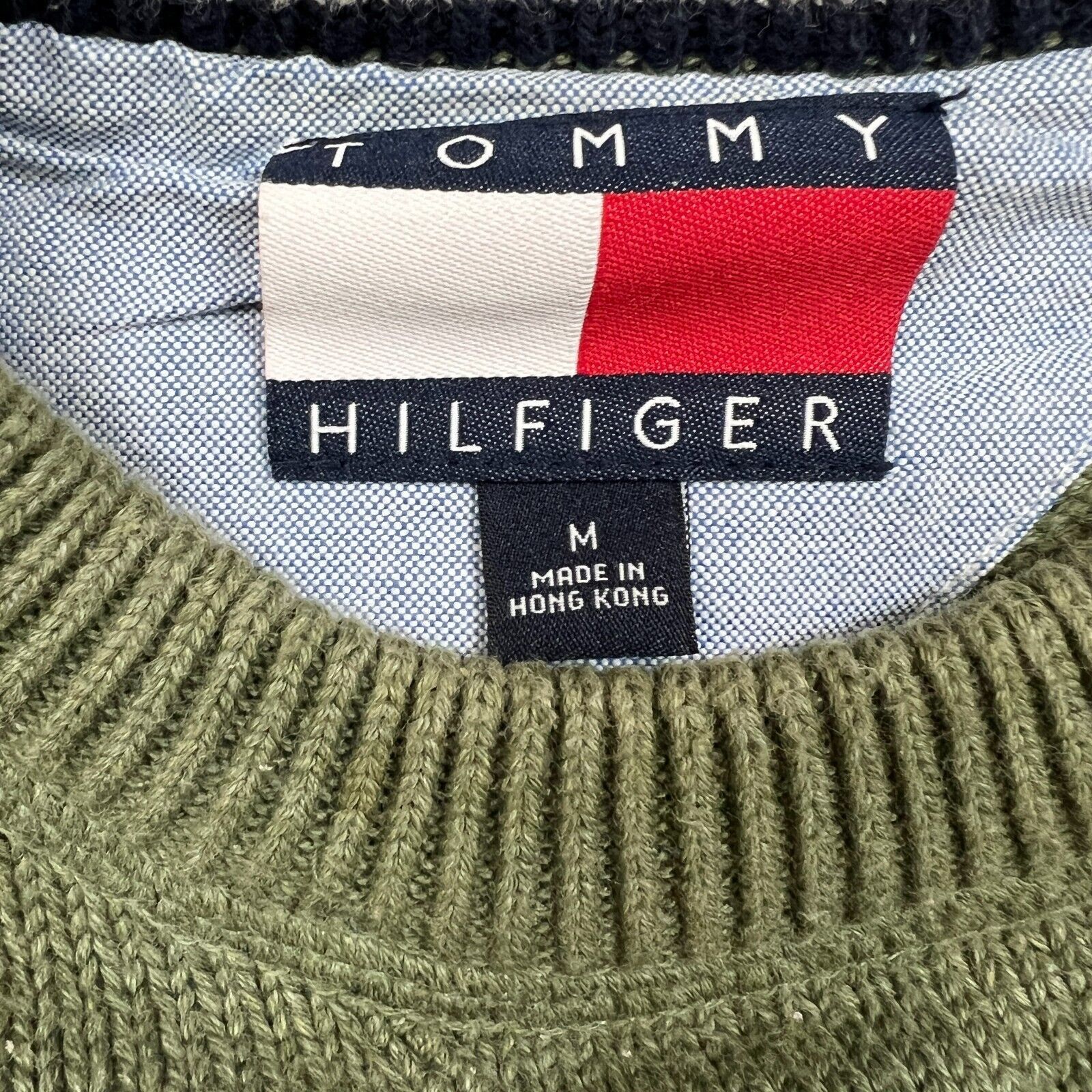 Tommy Hilfiger Tommy Hilfiger Knit Sweatshirt Medium Tommy Flag Sweater Size US M / EU 48-50 / 2 - 5 Thumbnail
