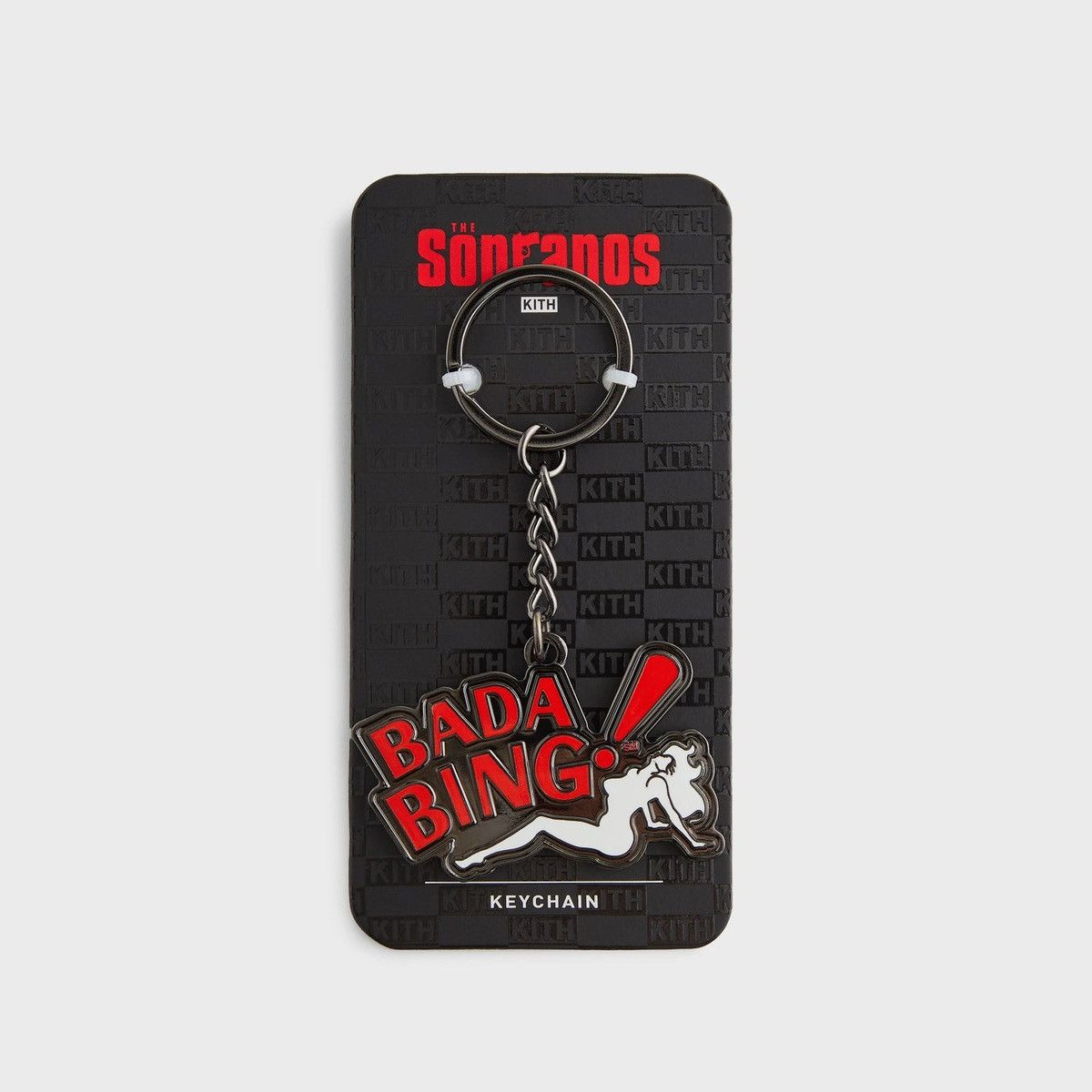 Kith Kith for The Sopranos Bada Bing Keychain Black 100% Brass Size ONE SIZE - 4 Thumbnail