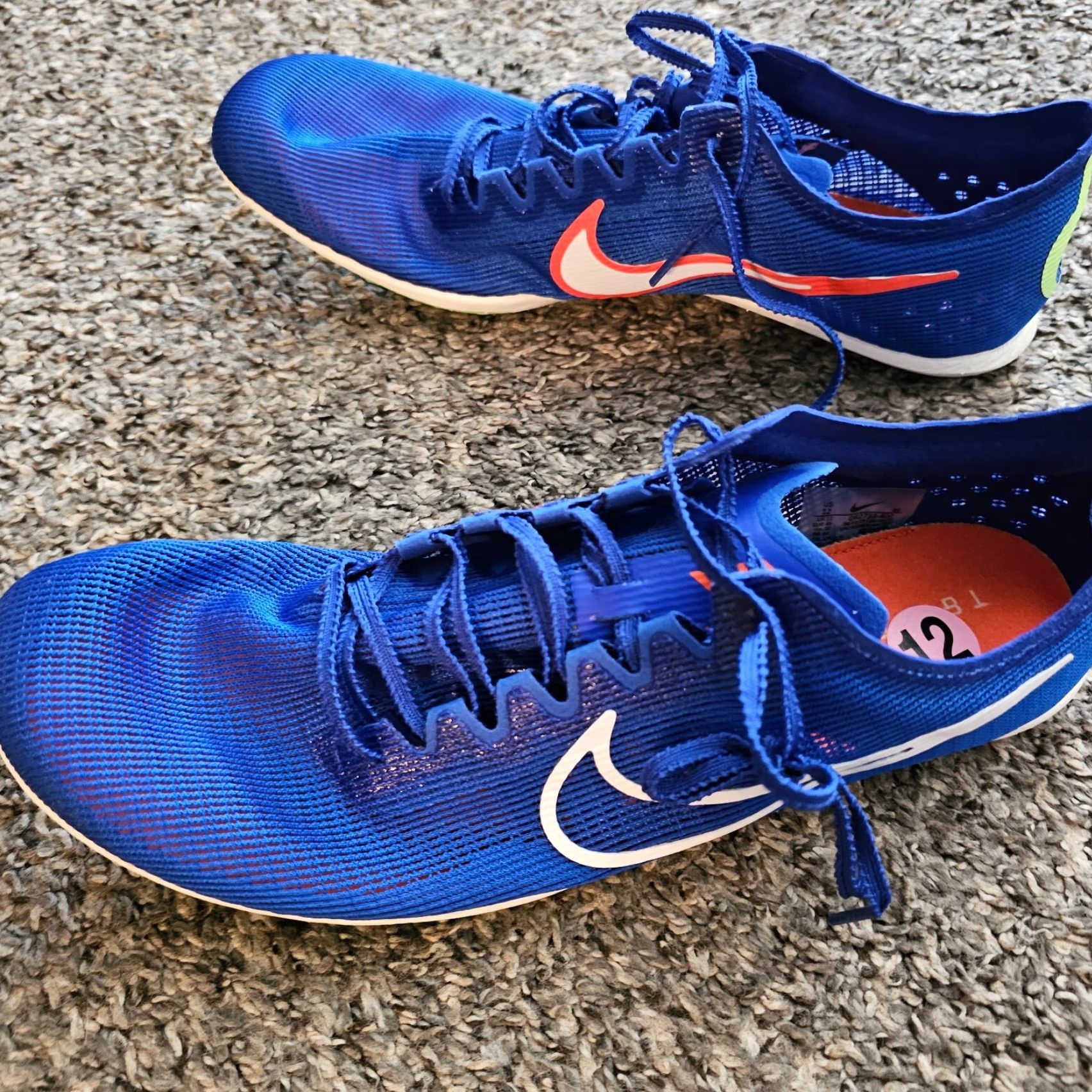 Nike VINTAGE Nike Zoom Mamba 6 Track & Field Mid Long Distance Racer Blue NO SPIKES Size 12 Mens Nike Mamba Sneaker Track & Field Nuggets Size US 12 / EU 45 - 3 Thumbnail