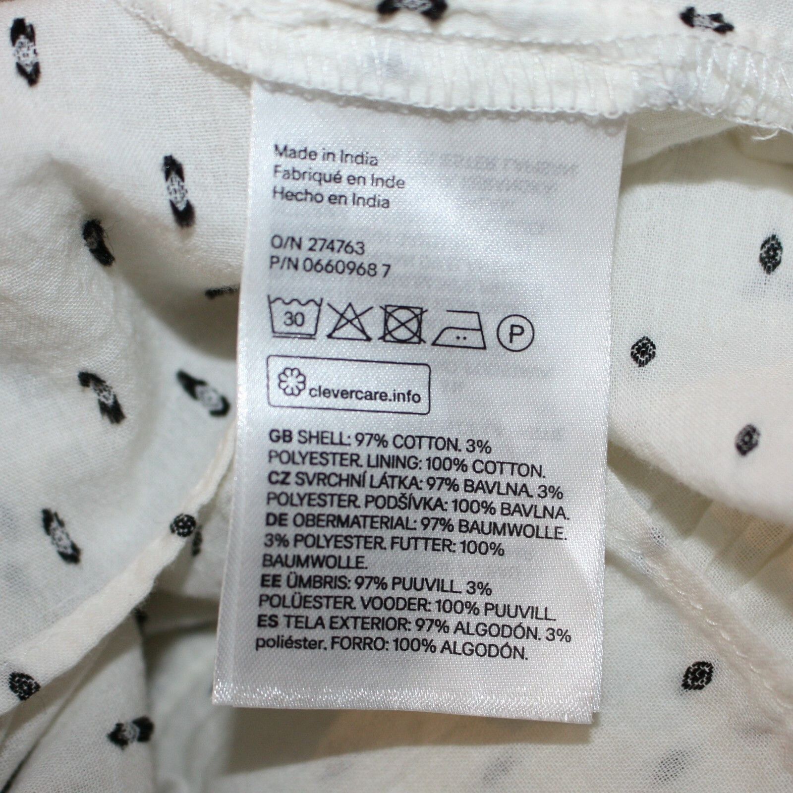 H&M Strapless Flounced Polka Dot Dress in White size US 12 NWT Size XL / US 12-14 / IT 48-50 - 11 Thumbnail