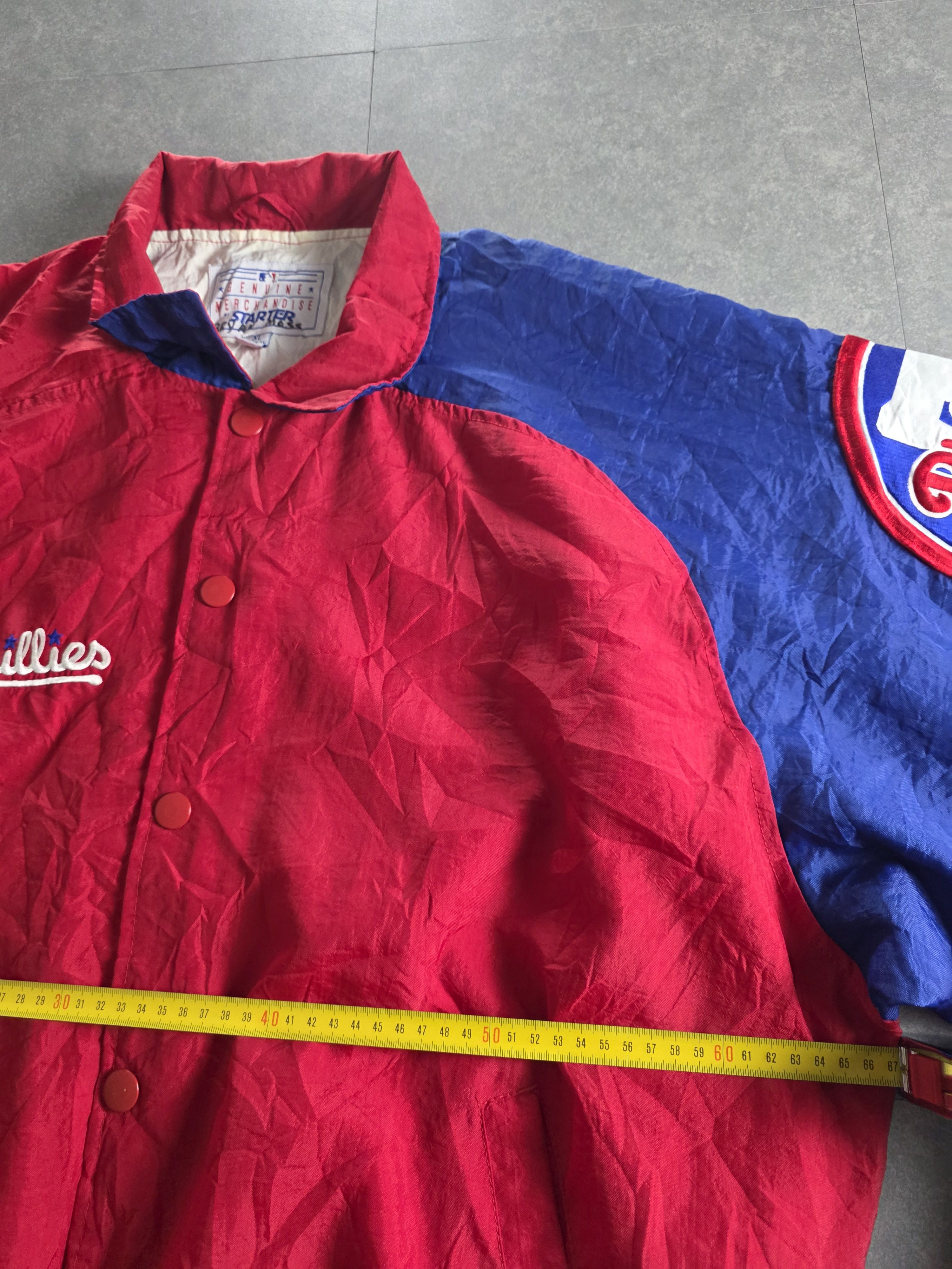 Starter Vintage Starter MLB Philadelphia Phillies Windbreaker Jacket Size US XL / EU 56 / 4 - 12 Thumbnail