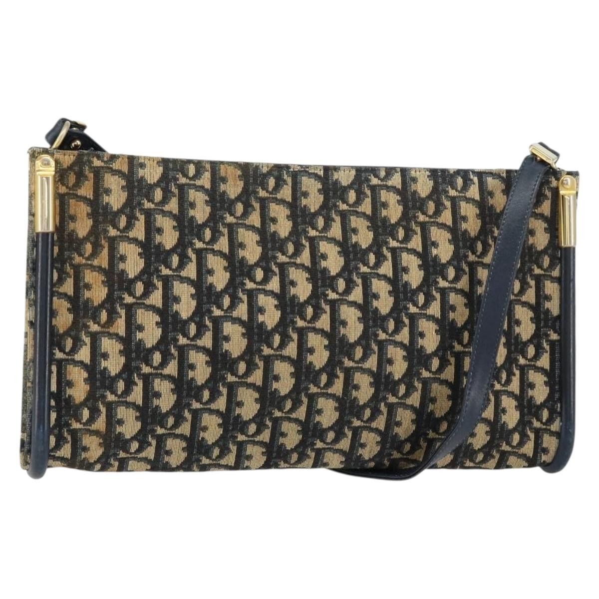 Dior Christian Dior Vintage Trotter Shoulder Bag Canvas Size ONE SIZE - 1 Thumbnail