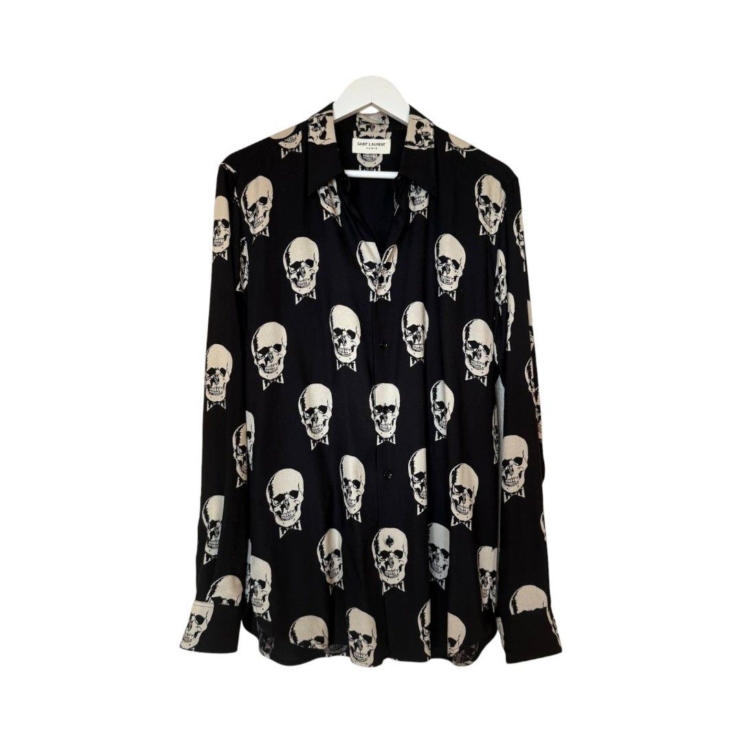 Saint Laurent Paris Saint Laurent Paris Skull Shirt Size US L / EU 52-54 / 3 - 1 Thumbnail