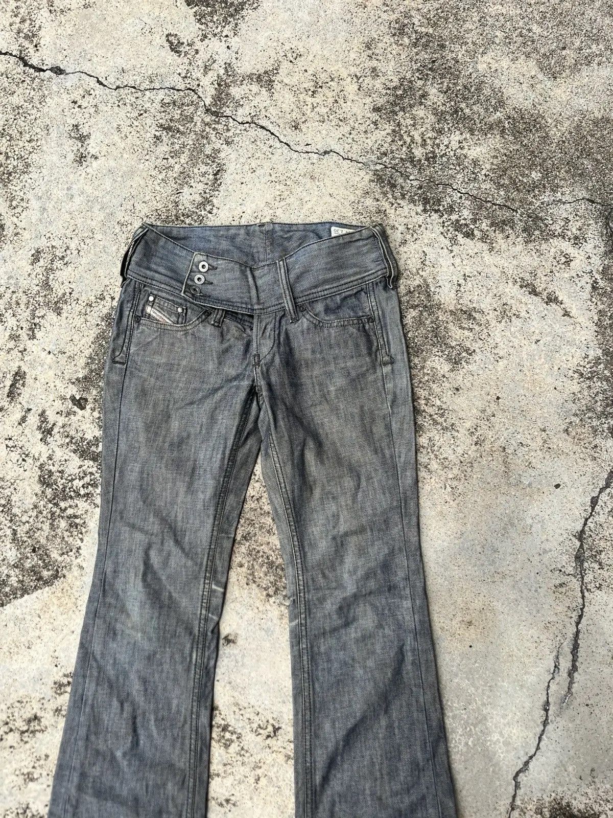 Diesel Diesel Side button Wide Leg Denim Size US 28 / EU 44 - 3 Thumbnail