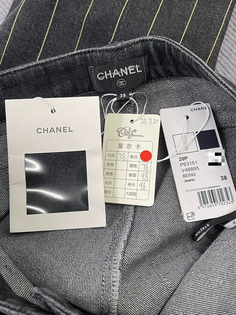 Chanel Chanel Black jeans Size 25" / US 0 / IT 36 - 4 Thumbnail
