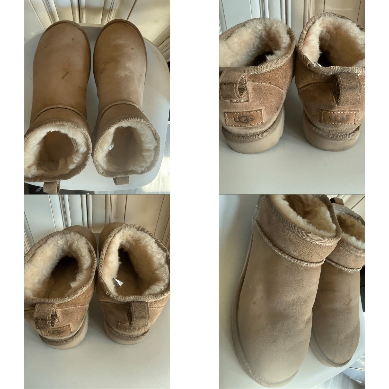 Ugg UGG Womens Suede Classic Ultra Mini Ankle Boot Tan Size 10 Size US 10 / IT 40 - 8 Thumbnail