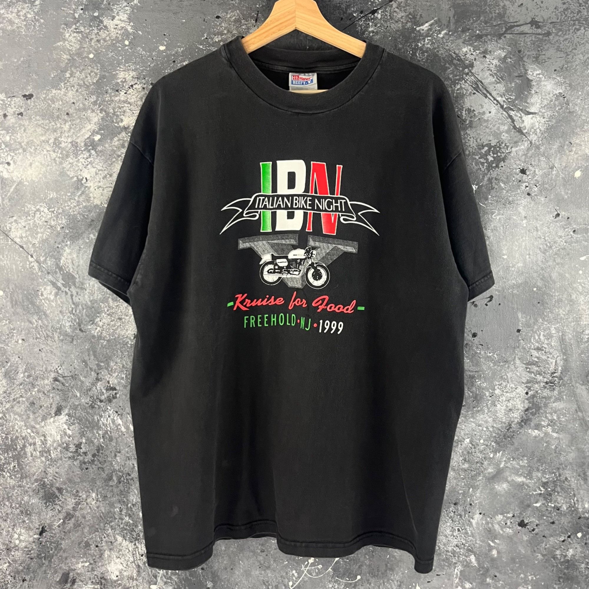 Vintage Vintage 1999 Italian Bike Night shirt Size US L / EU 52-54 / 3 - 1 Thumbnail