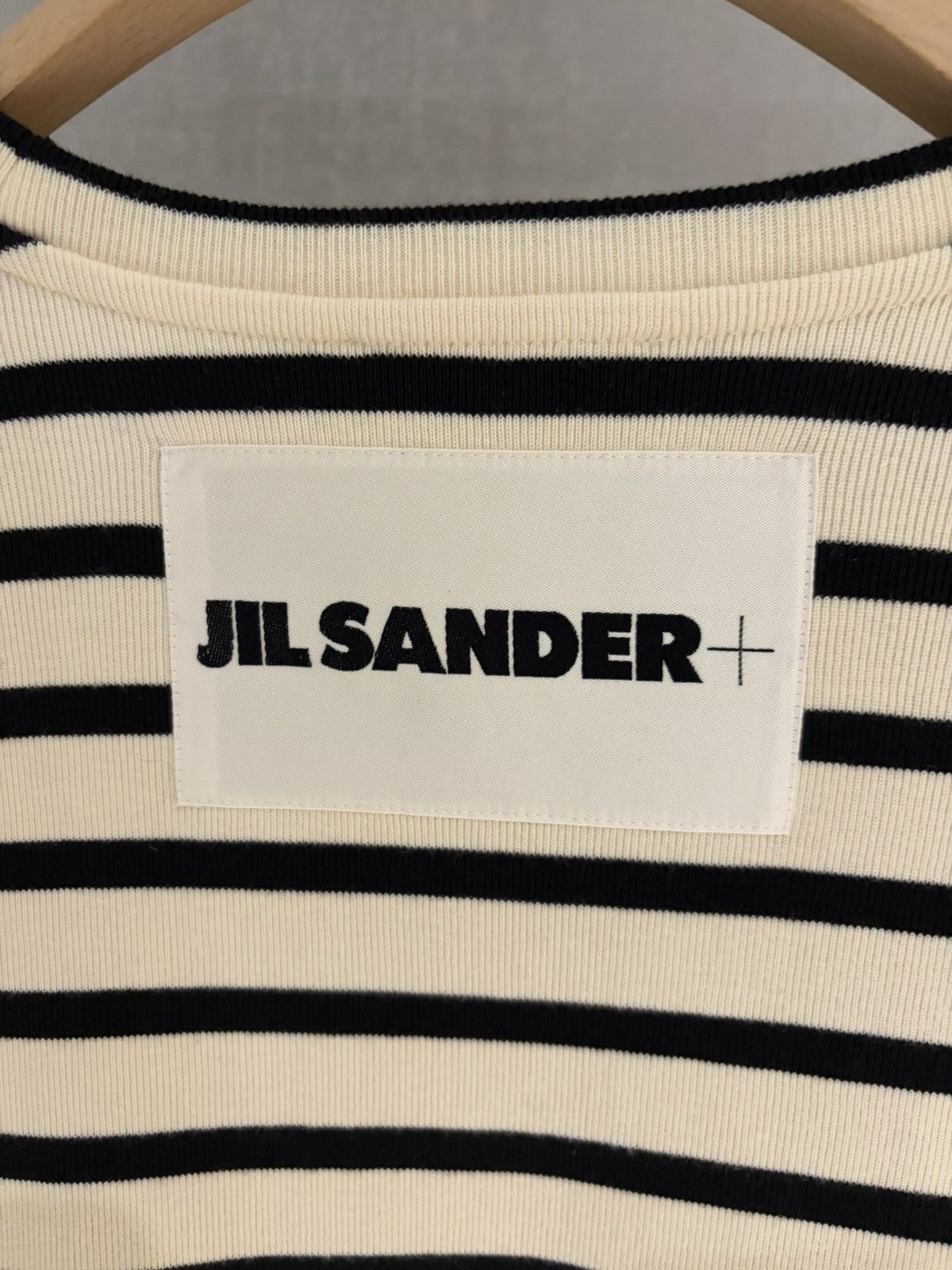 Jil Sander NWT Stripe Crew Neck Long Sleeve - BLACK/BEIGE, M Size M / US 6-8 / IT 42-44 - 10 Thumbnail