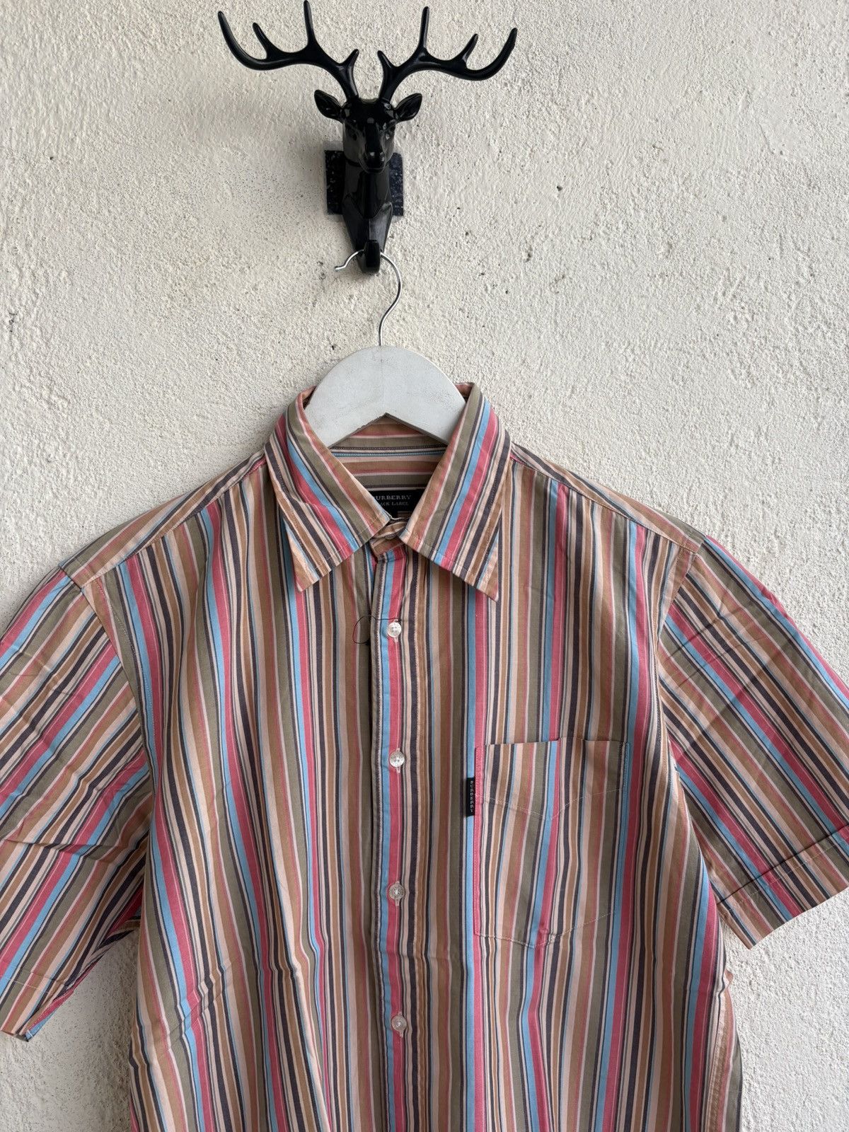 Burberry 90s Archive Burberrys button up rainbow Size US M / EU 48-50 / 2 - 2 Thumbnail