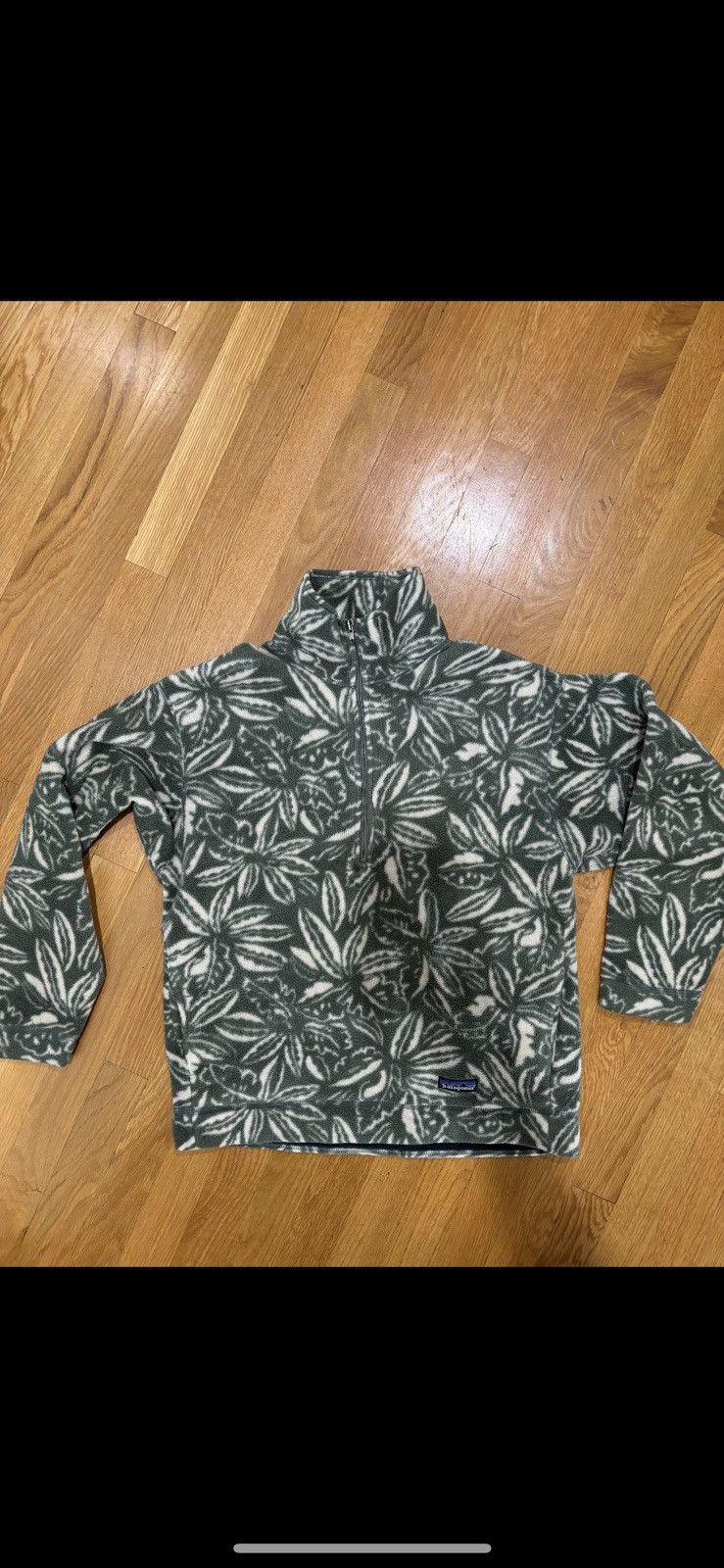 Patagonia × Vintage Patagonia 1995 green tropical Synchilla fleece small Size US S / EU 44-46 / 1 - 1 Thumbnail