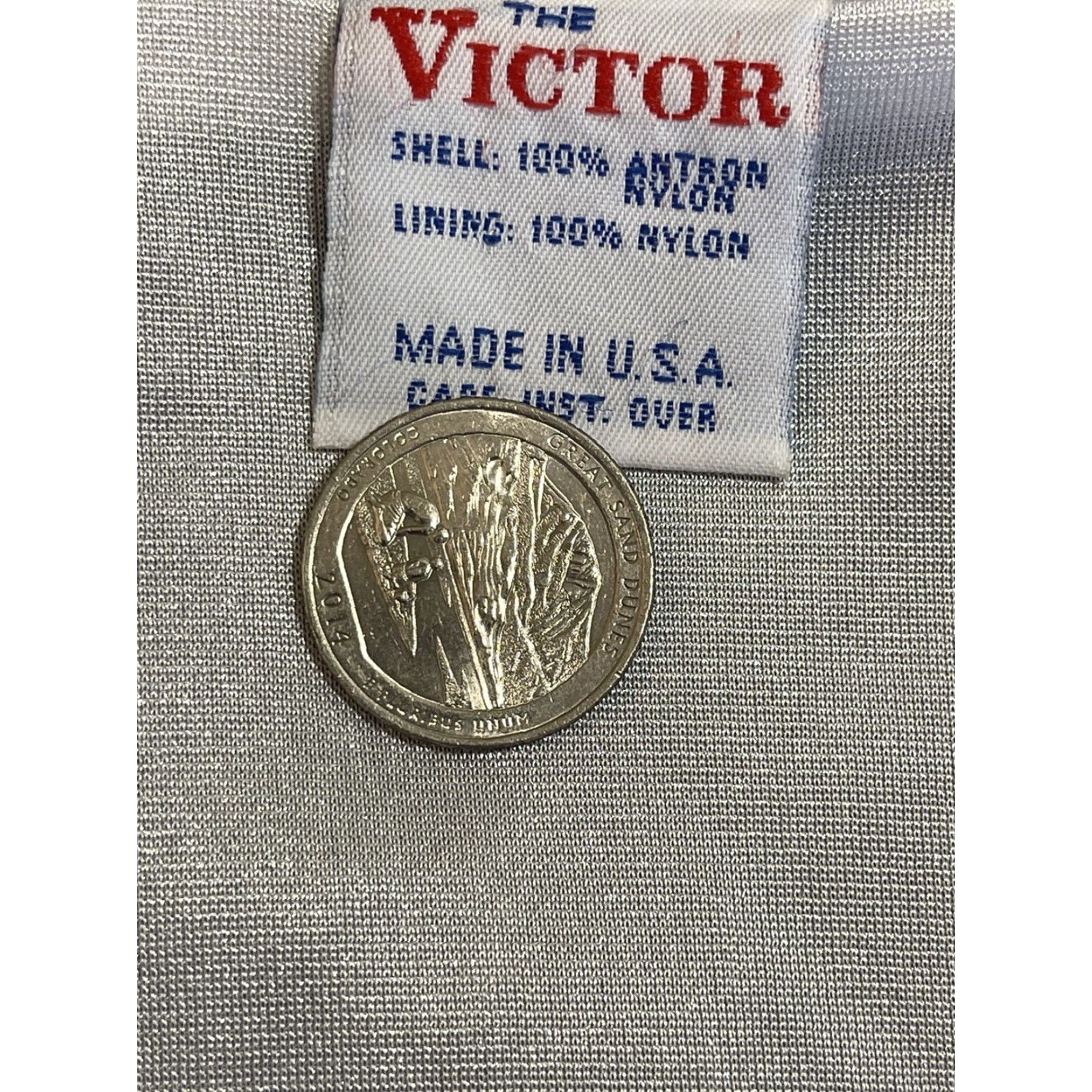Vintage VINTAGE The Victor Jacket Windbreaker Mens XL Blue Nylon Geometric Full Zip USA Windbreaker, Casual, Travel, Winter, Fall, Spring, Summer, Hiking Size US XL / EU 56 / 4 - 3 Thumbnail