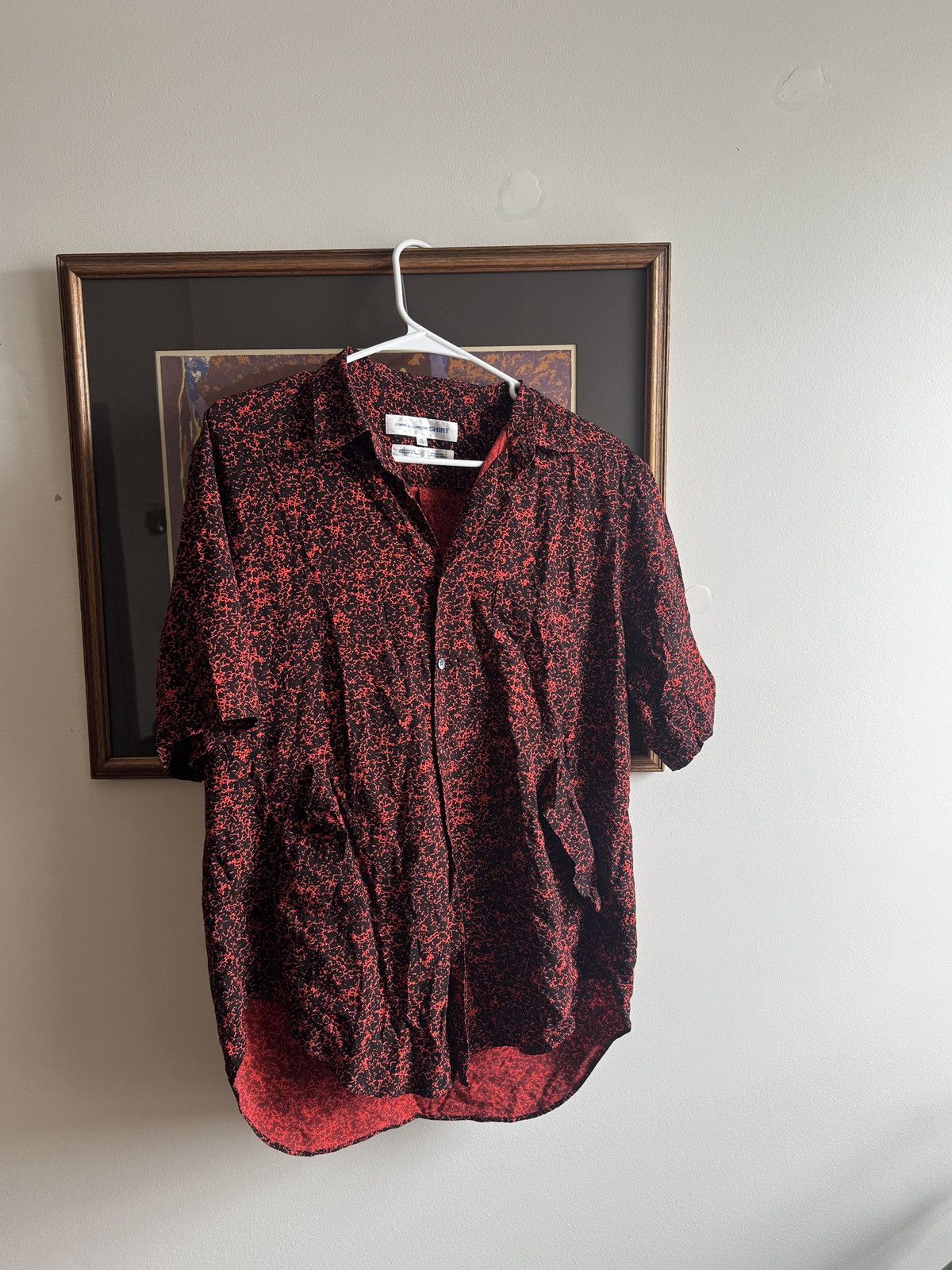 Comme des Garcons SHIRT COMME DES GARCONS SHIRT Button Up Red S12015 Size US S / EU 44-46 / 1 - 1 Thumbnail